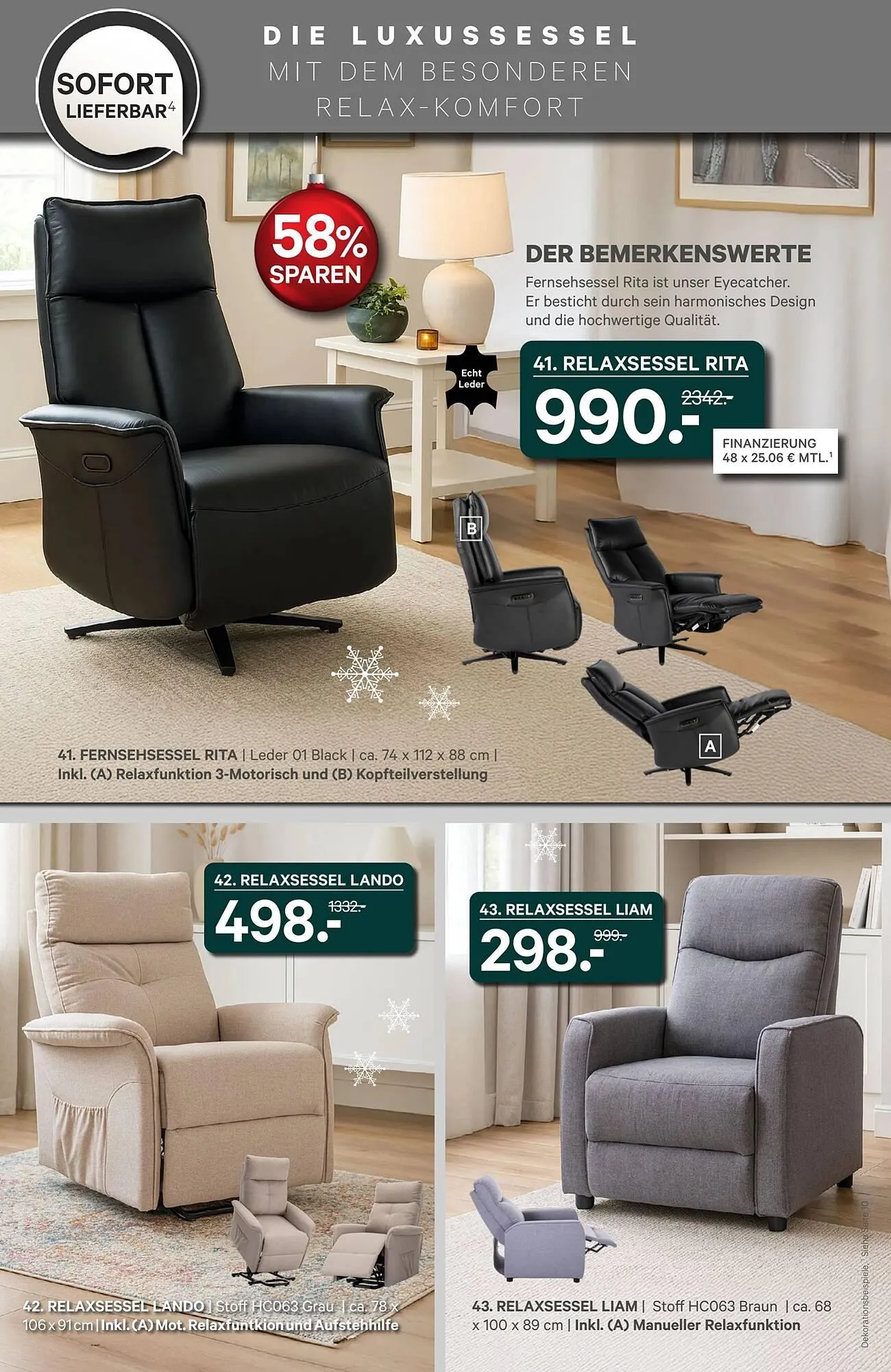 Kabs Polsterwelt Prospekt von 2. Dezember bis 19. Dezember 2025 - Prospekt seite 33