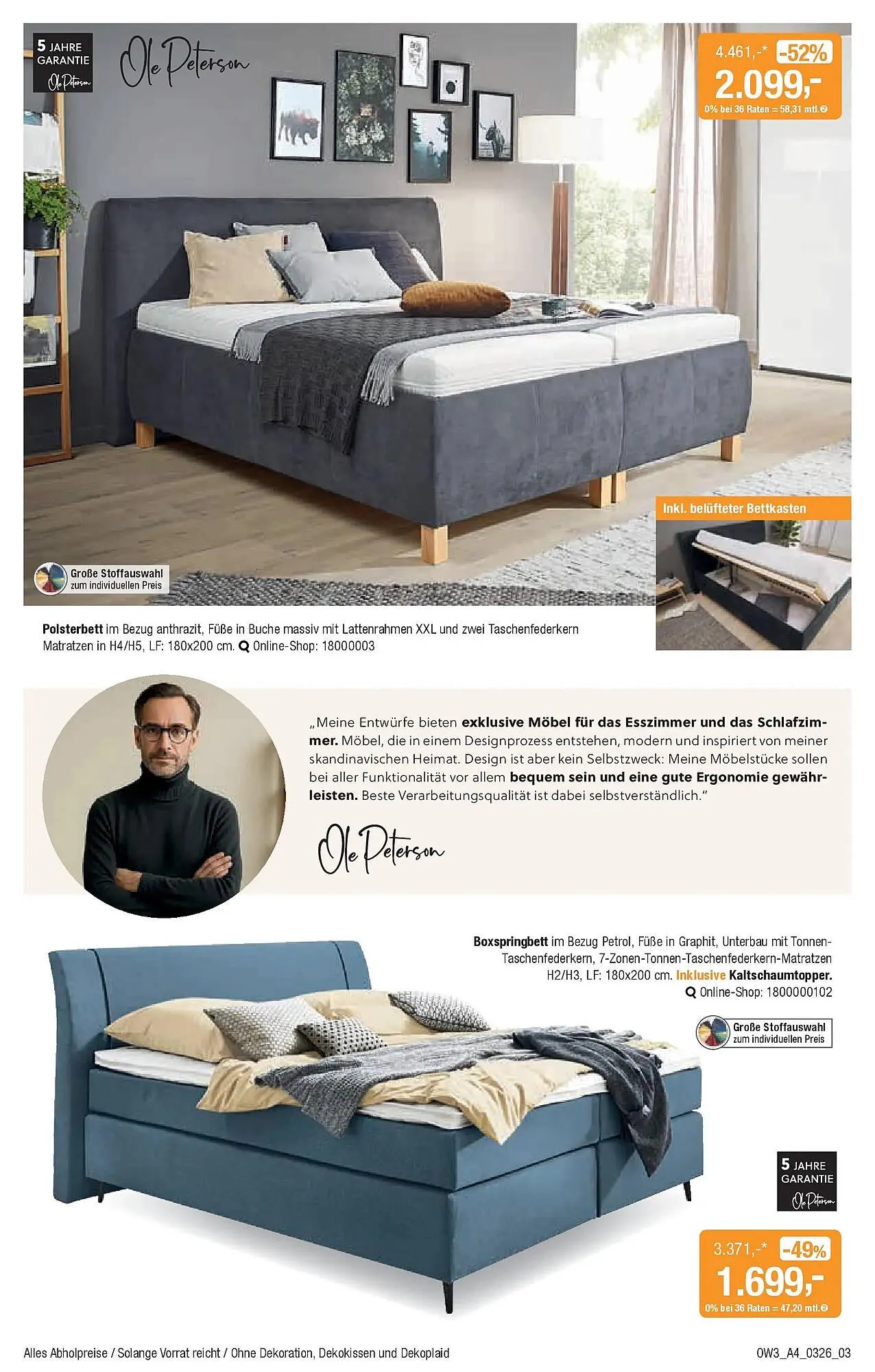 Opti Wohnwelt Prospekt von 25. Februar bis 21. März 2026 - Prospekt seite 3