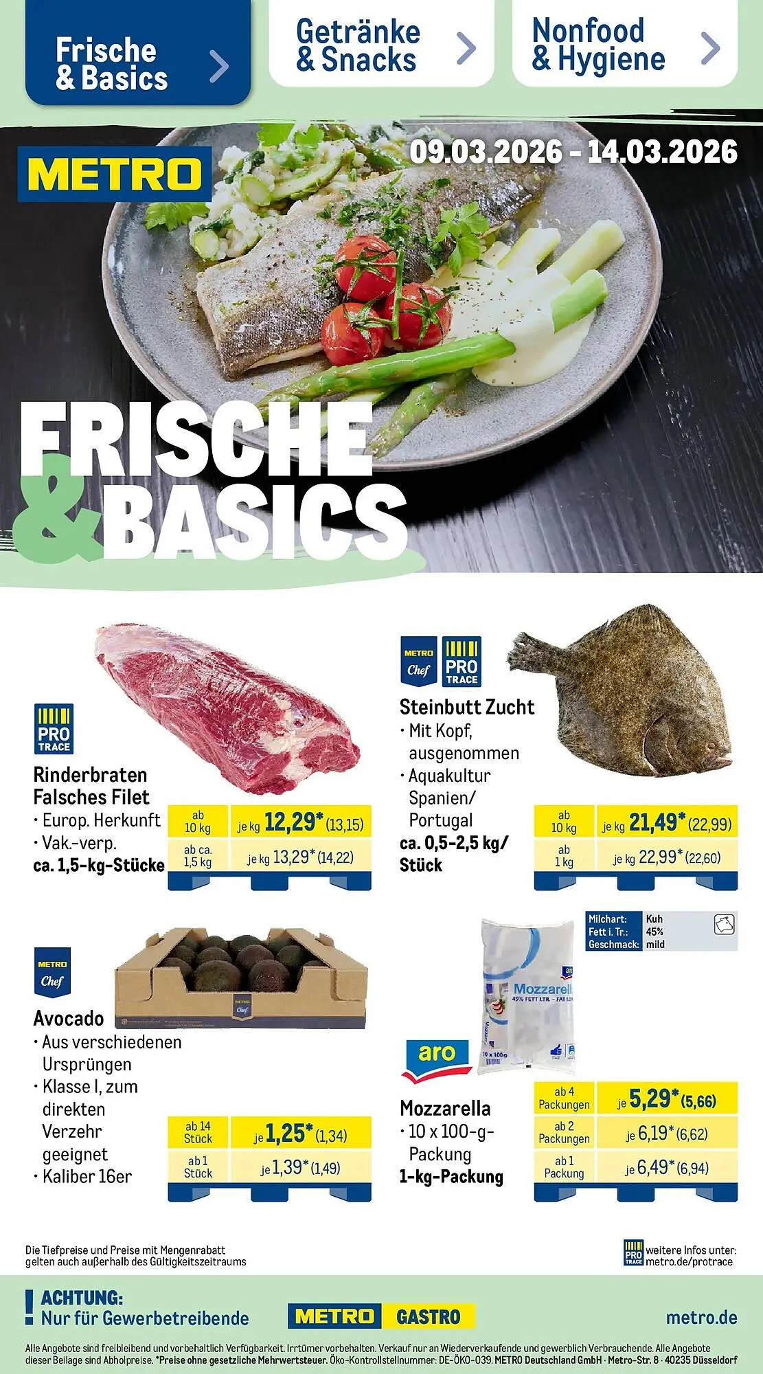 METRO Prospekt von 8. März bis 14. März 2026 - Prospekt seite 1