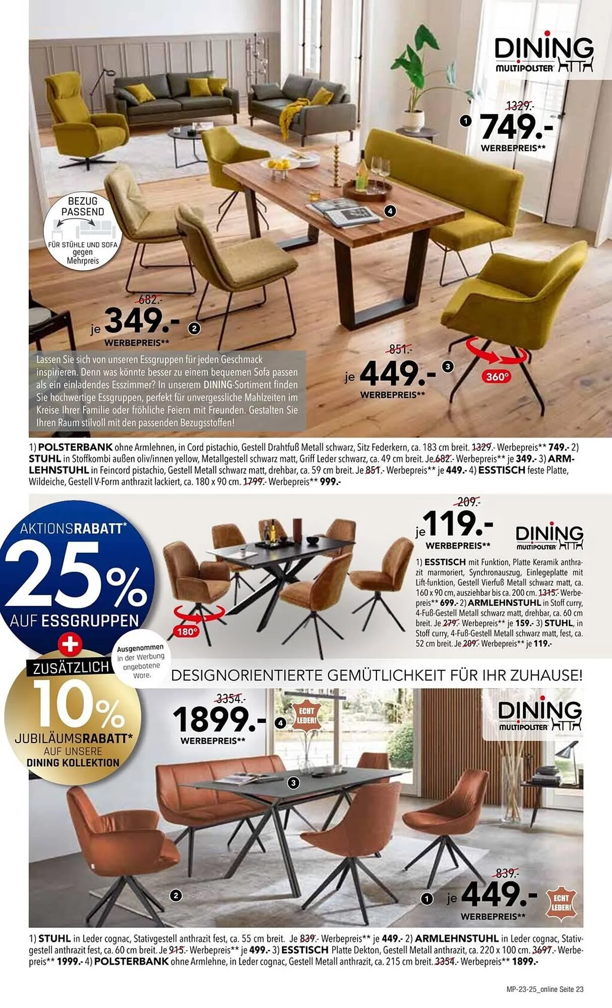 Multipolster Prospekt von 1. Juni bis 28. Juni 2025 - Prospekt seite 23