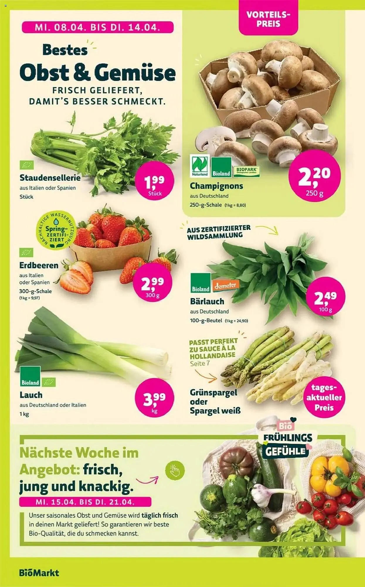 Biomarkt Prospekt von 8. April bis 21. April 2026 - Prospekt seite 2