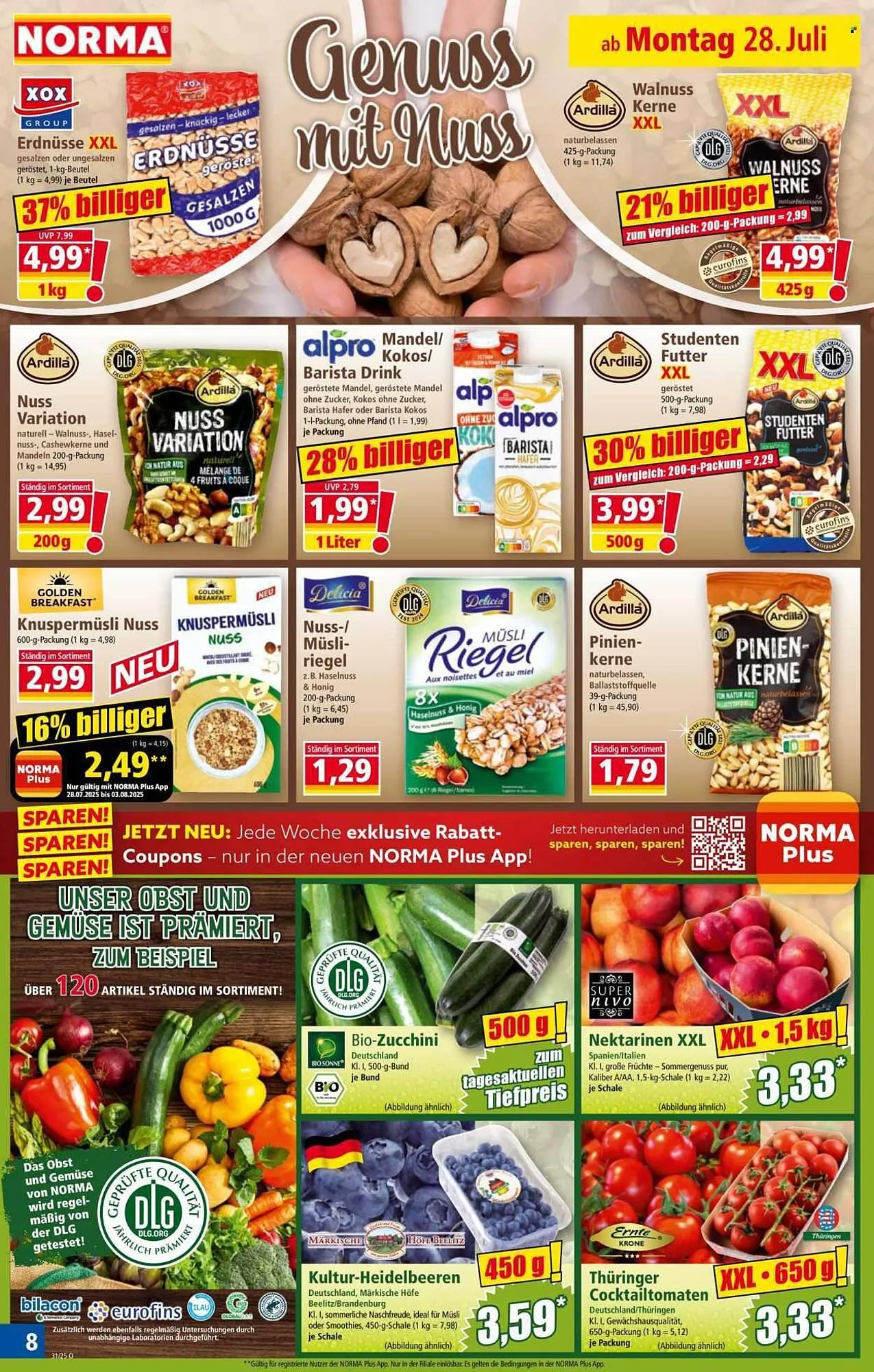 Norma Prospekt von 28. Juli bis 3. August 2025 - Prospekt seite 8