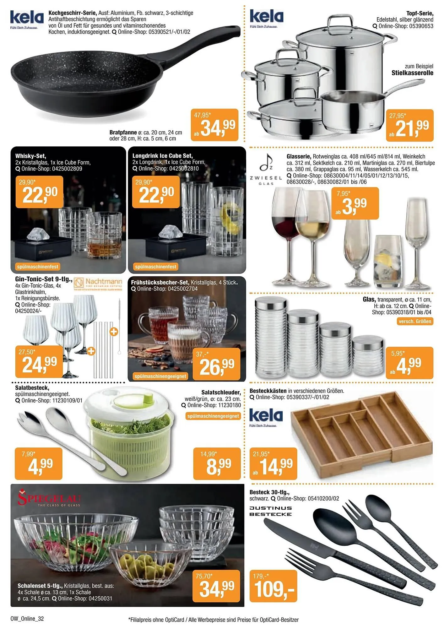 Opti Wohnwelt Prospekt von 9. Dezember bis 19. Dezember 2026 - Prospekt seite 32