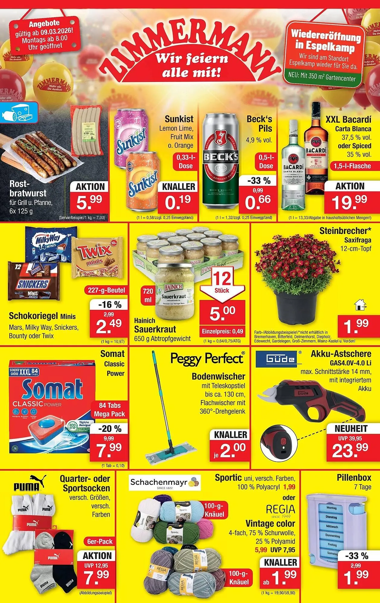 Zimmermann Prospekt von 9. März bis 14. März 2026 - Prospekt seite 1