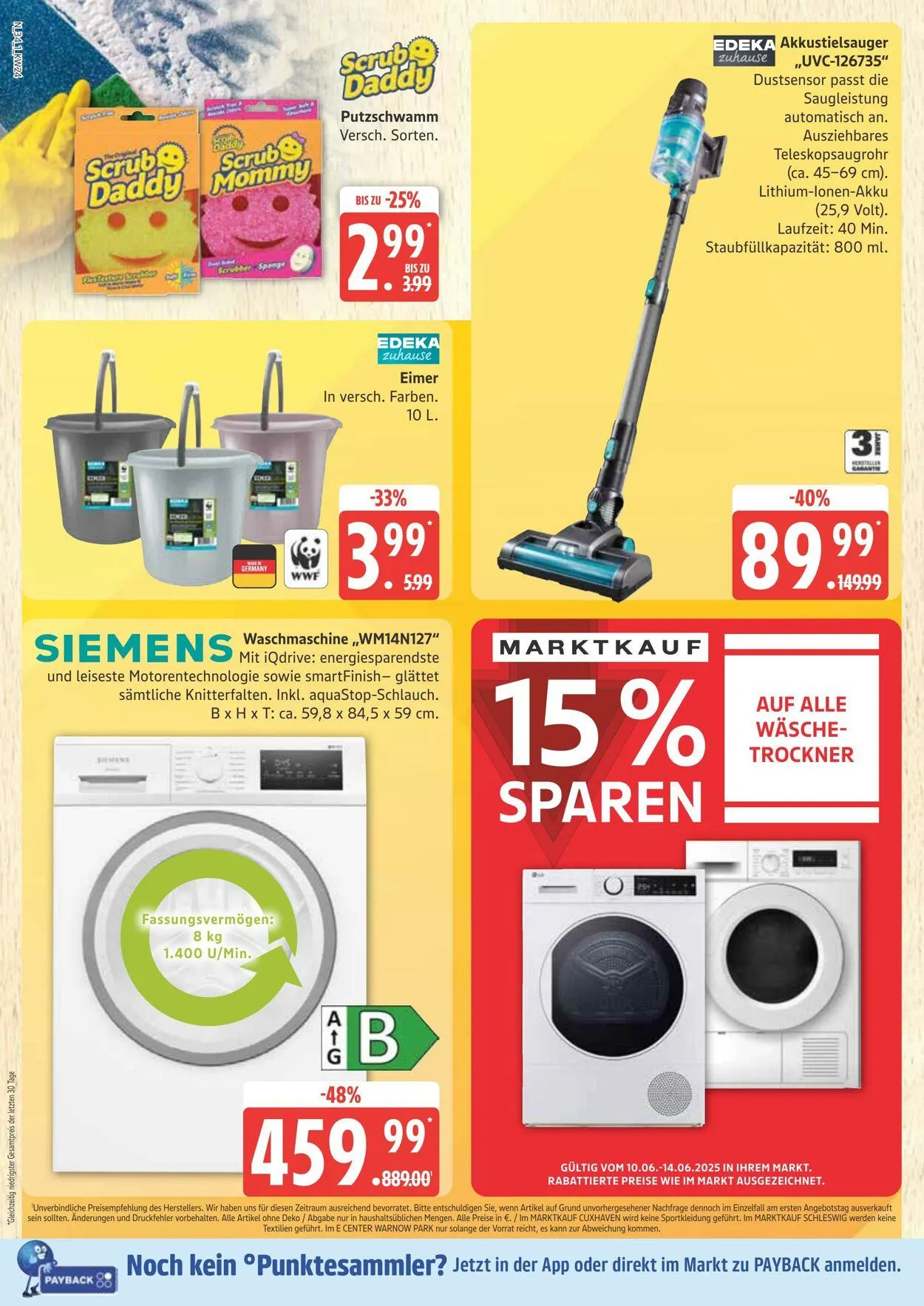Marktkauf Aktueller Prospekt von 16. Juni bis 21. Juni 2025 - Prospekt seite 34
