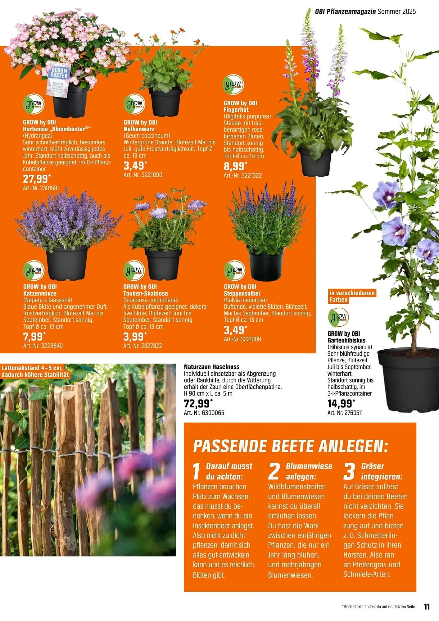 OBI Prospekt von 5. Mai bis 26. Mai 2025 - Prospekt seite 11