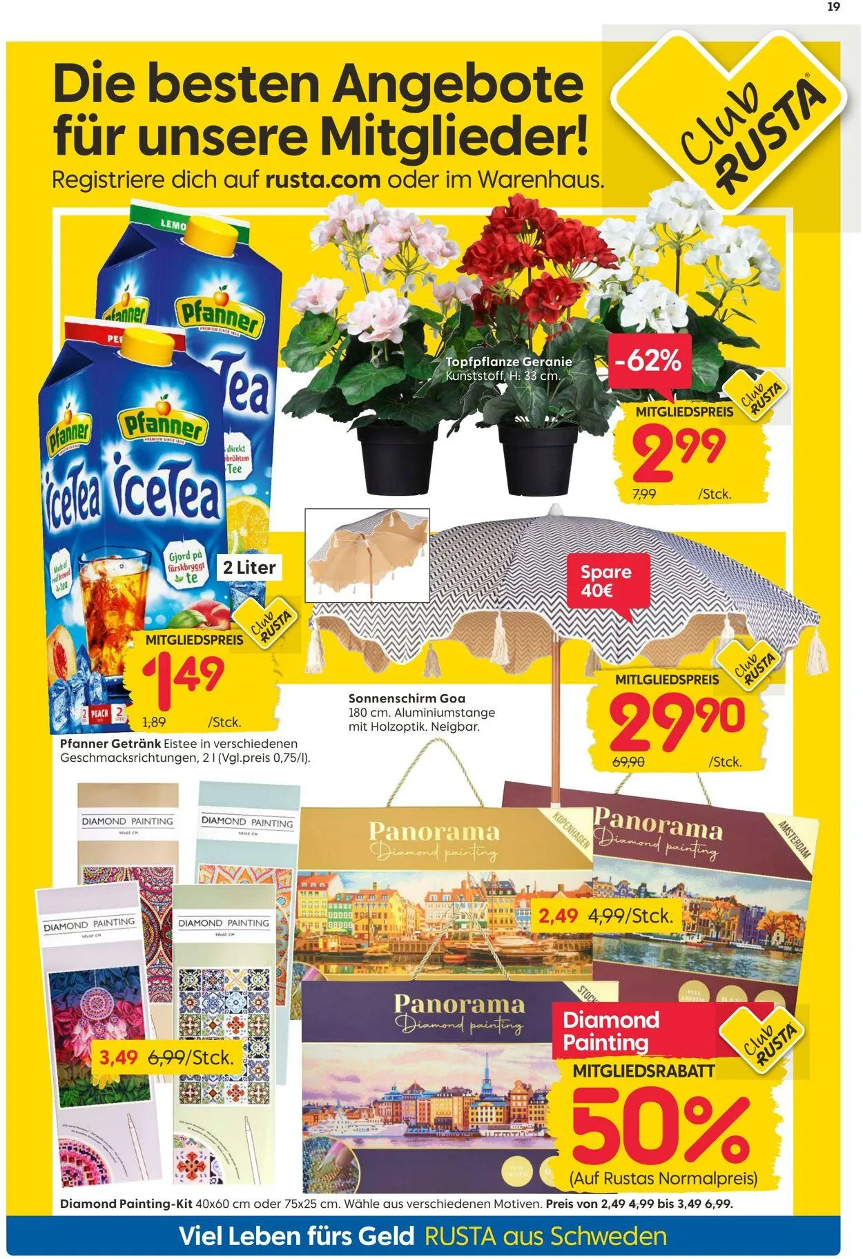 Rusta Aktueller Prospekt von 24. April bis 8. Mai 2025 - Prospekt seite 19