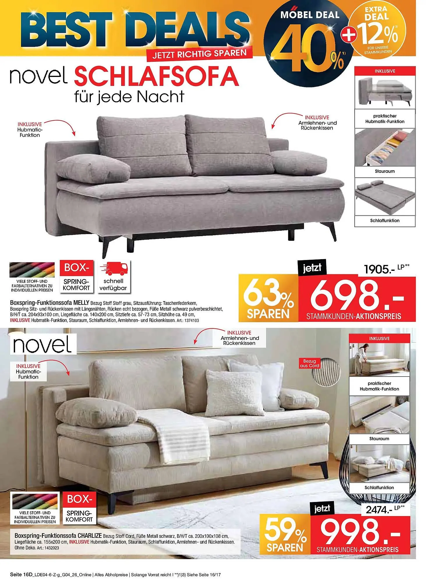 Zurbrüggen Prospekt von 10. April bis 25. April 2026 - Prospekt seite 38