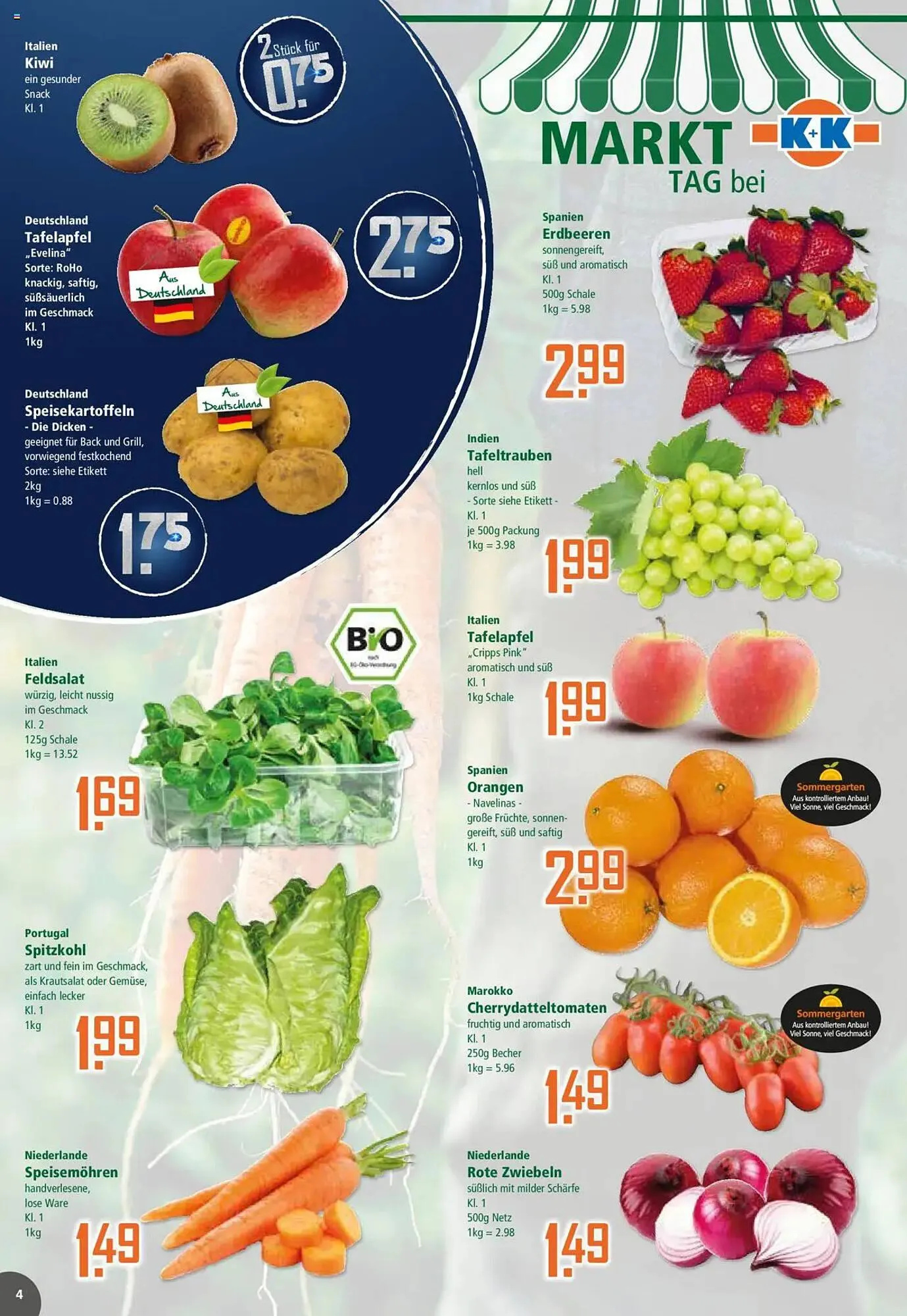Klaas und Kock Prospekt von 7. April bis 12. April 2025 - Prospekt seite 4