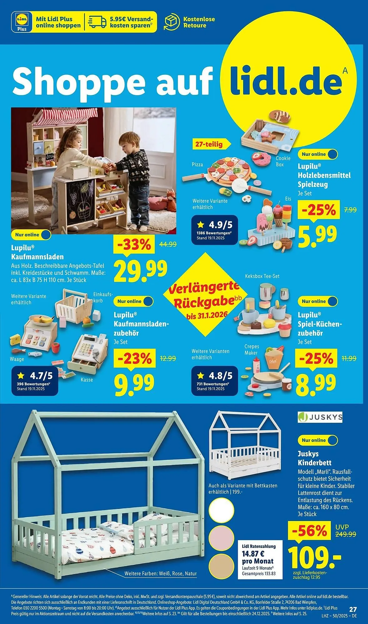 Lidl Prospekt von 8. Dezember bis 13. Dezember 2025 - Prospekt seite 43