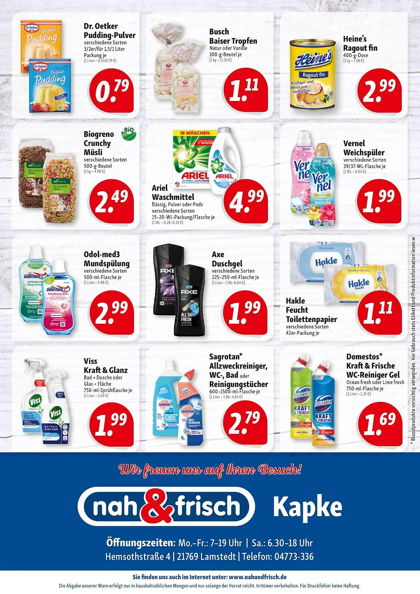 Nah & Frisch Prospekt von 23. März bis 28. März 2026 - Prospekt seite 12