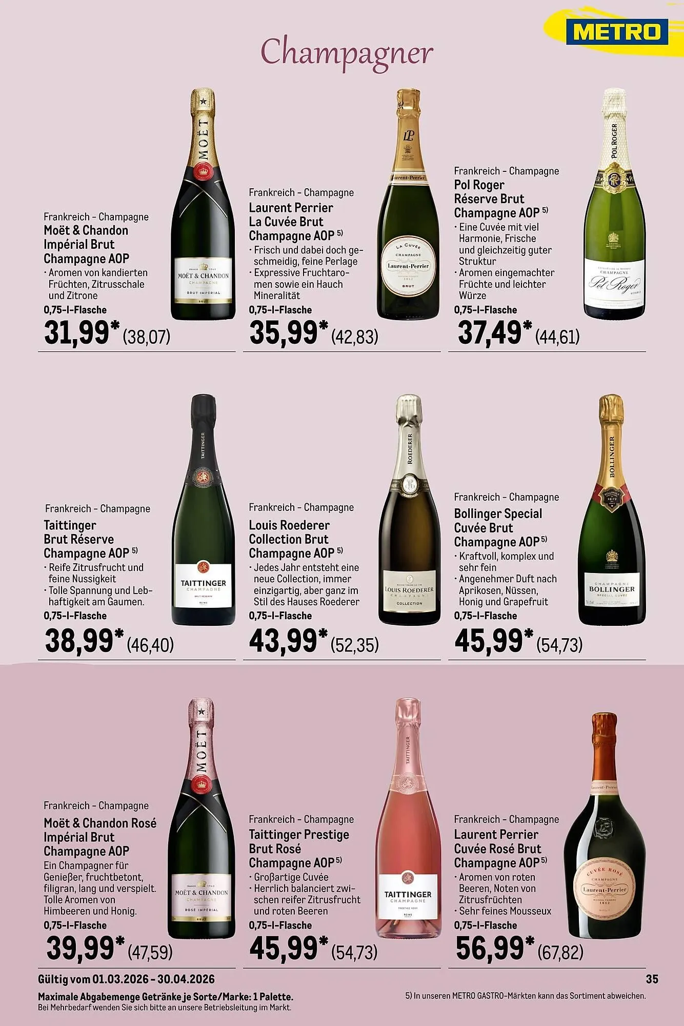 METRO Prospekt von 1. März bis 1. Mai 2026 - Prospekt seite 35