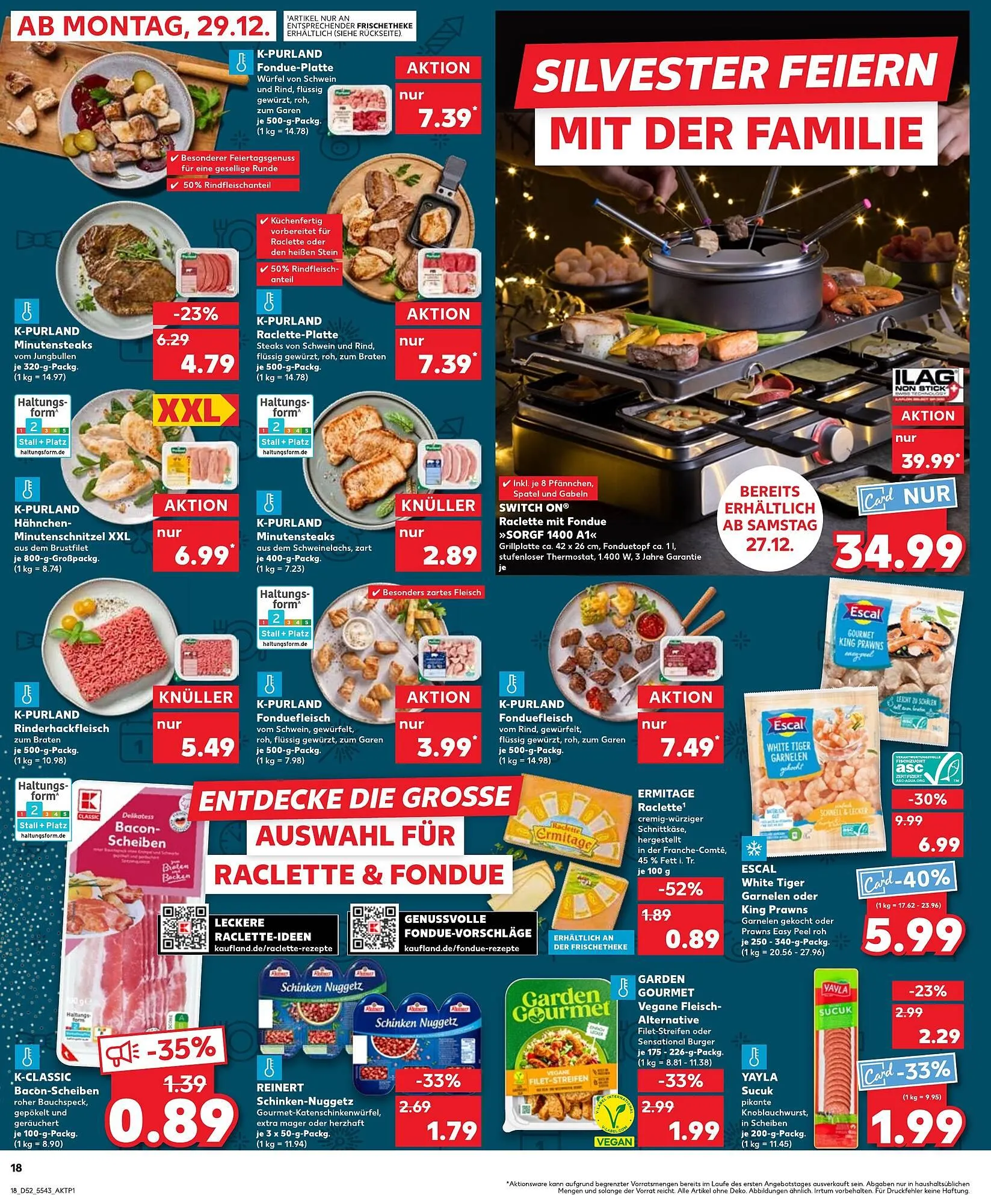 Kaufland Prospekt von 27. Dezember bis 31. Dezember 2025 - Prospekt seite 18