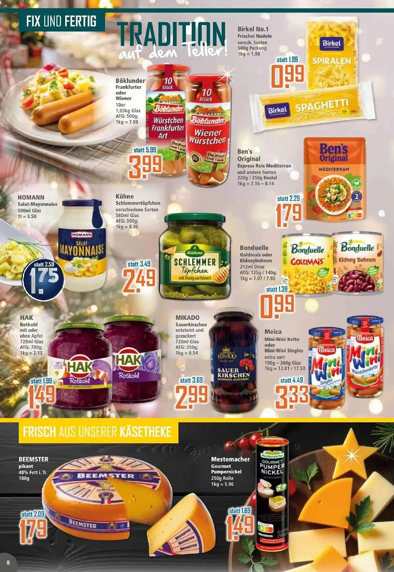 Klaas und Kock Prospekt von 22. Dezember bis 27. Dezember 2025 - Prospekt seite 8