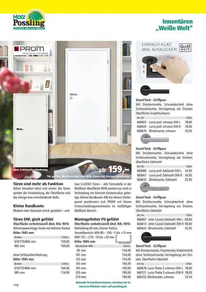 Holz-& Baukatalog 2024/25 von 27. März bis 31. Januar 2025 - Prospekt seite 112