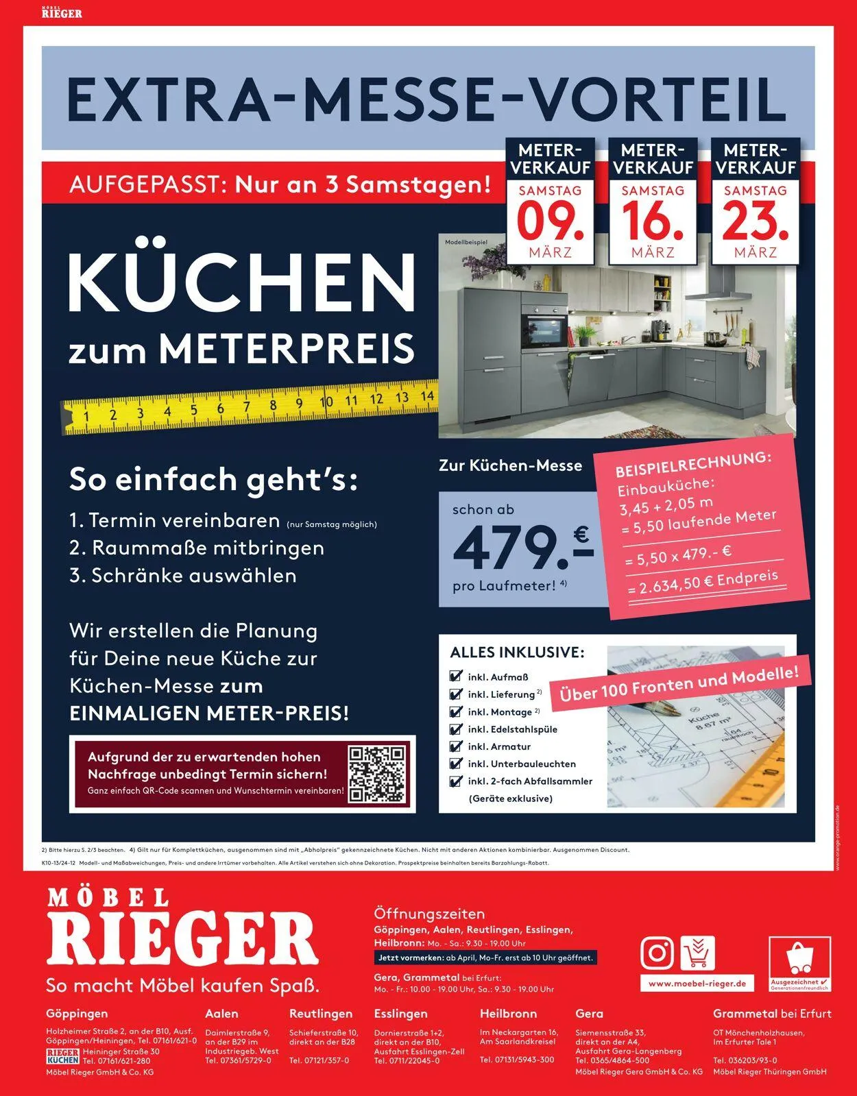 Möbel Rieger Aktueller Prospekt von 27. August bis 10. September 2025 - Prospekt seite 12