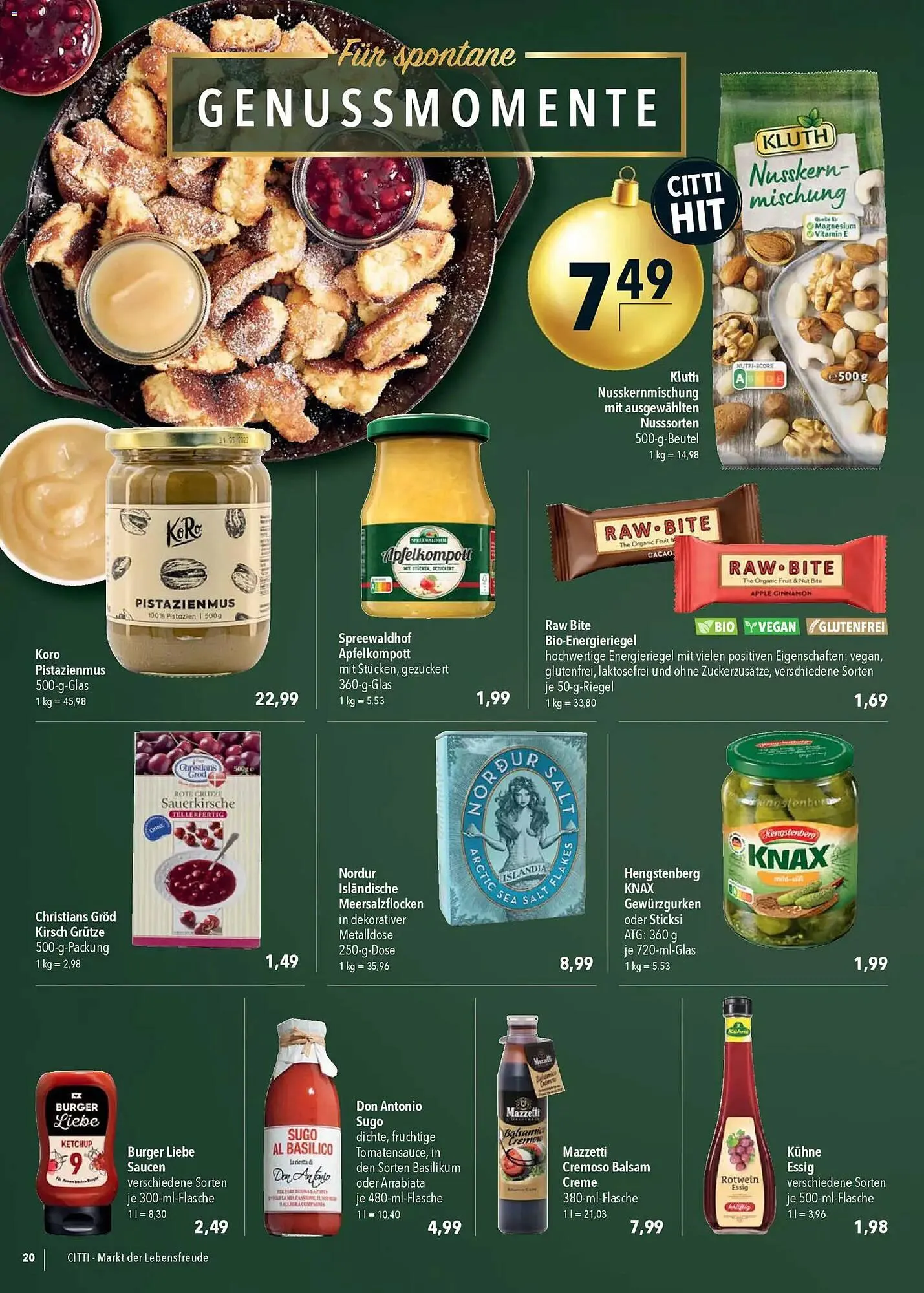 CITTI Markt Prospekt von 3. Dezember bis 9. Dezember 2025 - Prospekt seite 20