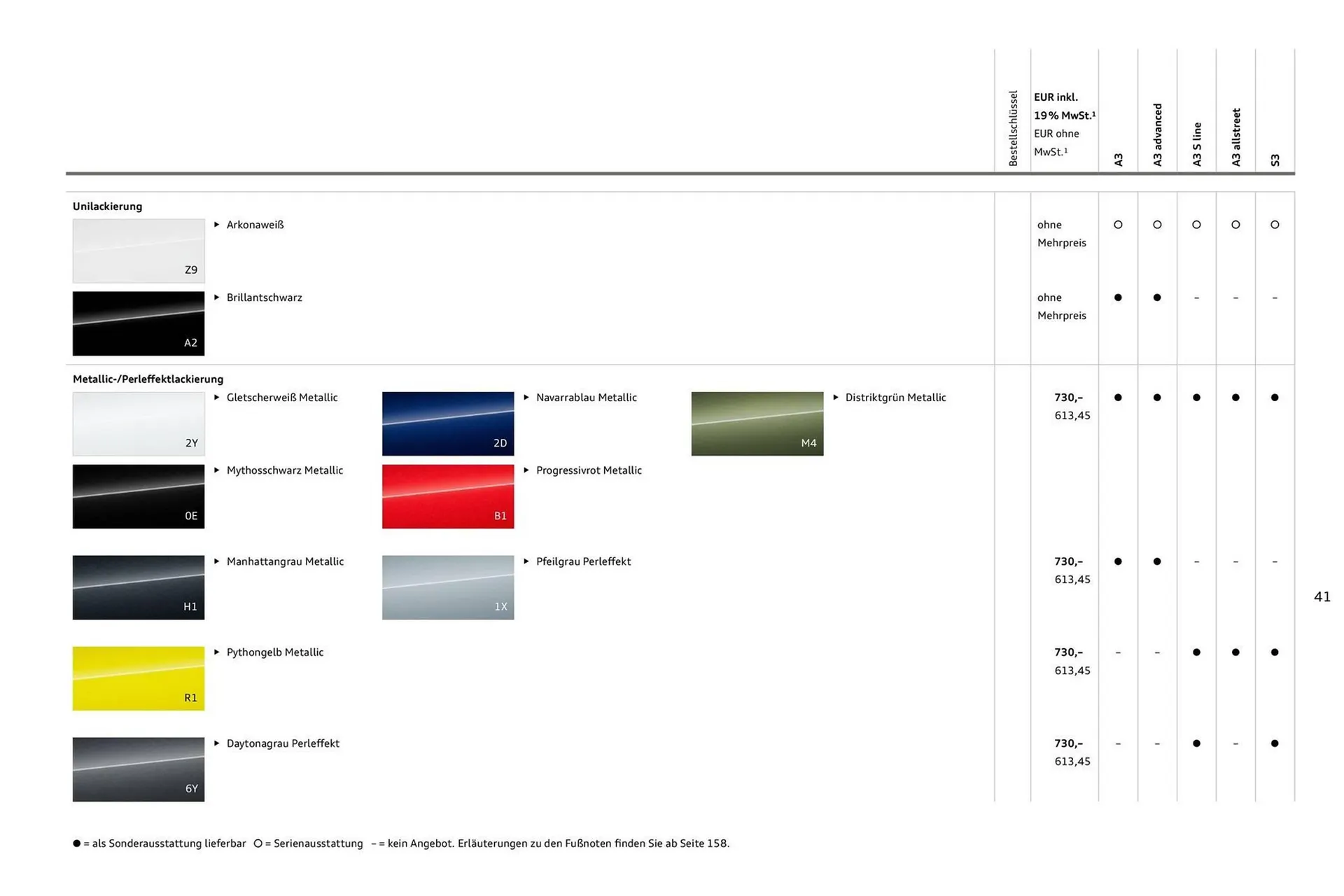 Audi Prospekt von 27. Juli bis 27. Juli 2026 - Prospekt seite 41