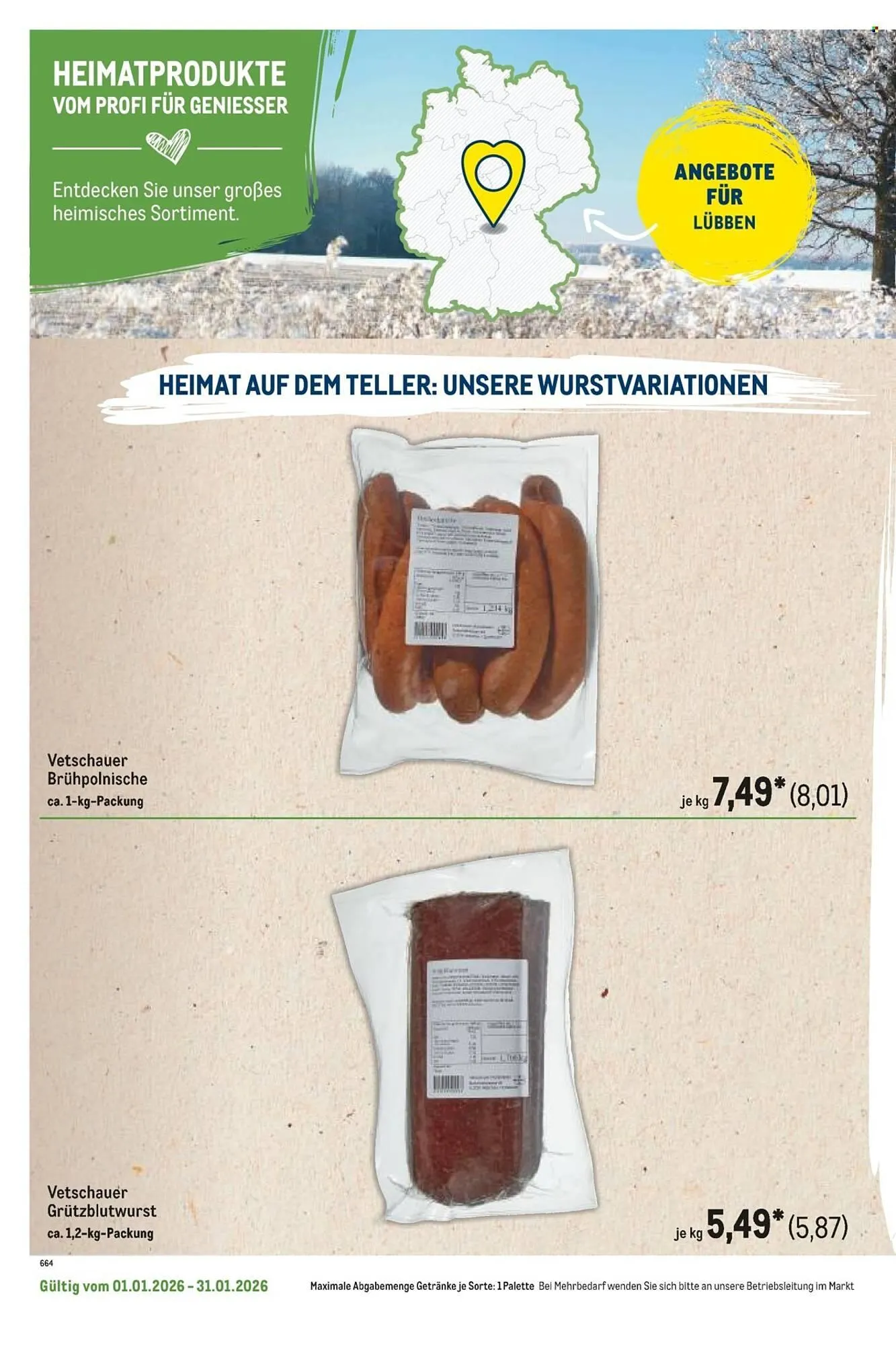 METRO Prospekt von 1. Januar bis 31. Januar 2026 - Prospekt seite 92