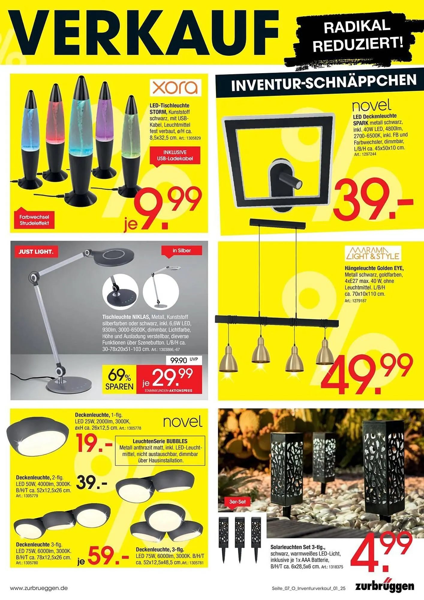 Zurbrüggen Prospekt von 31. Mai bis 6. Juni 2025 - Prospekt seite 7
