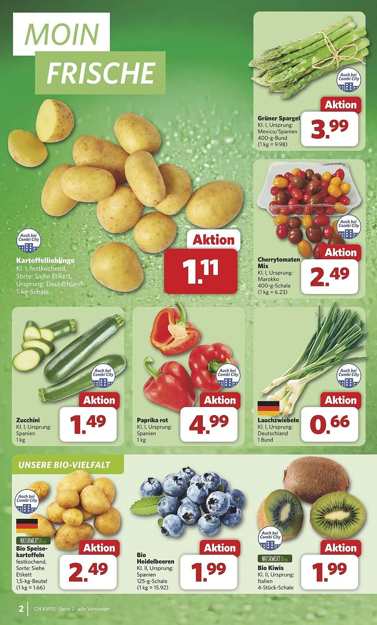 Combi Prospekt von 7. April bis 12. April 2025 - Prospekt seite 2