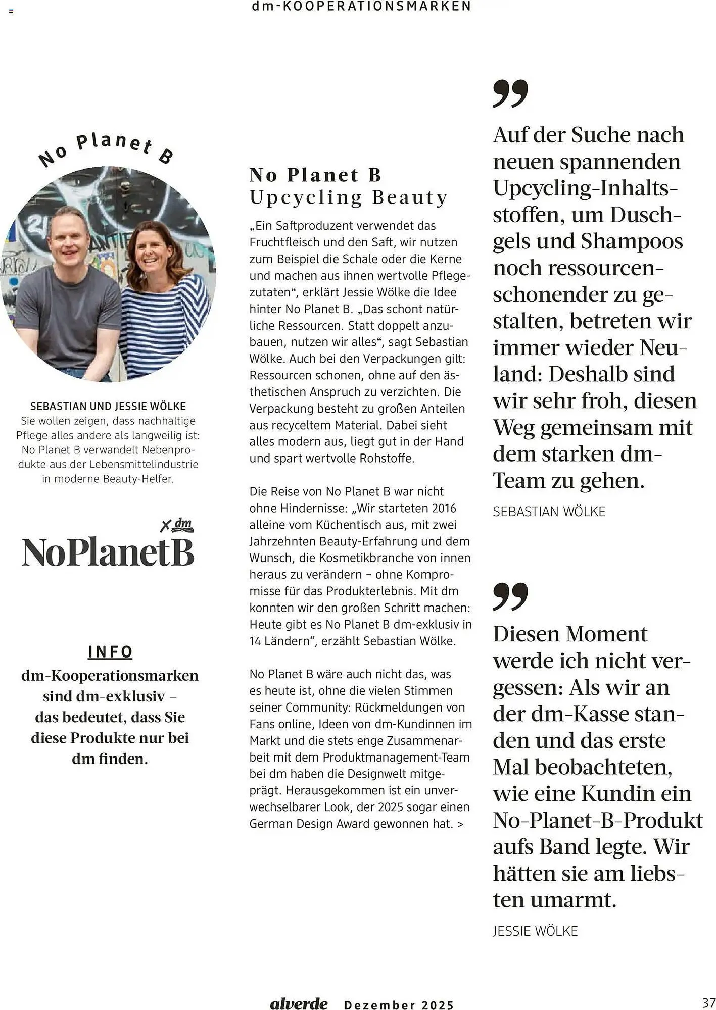 Dm drogerie Magazin von 1. Januar bis 31. Januar 2026 - Prospekt seite 37