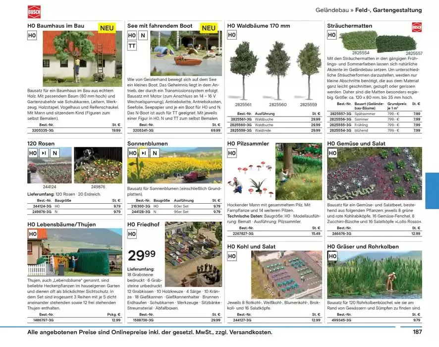 Modellbahn Katalog von 29. Oktober bis 31. Dezember 2025 - Prospekt seite 189