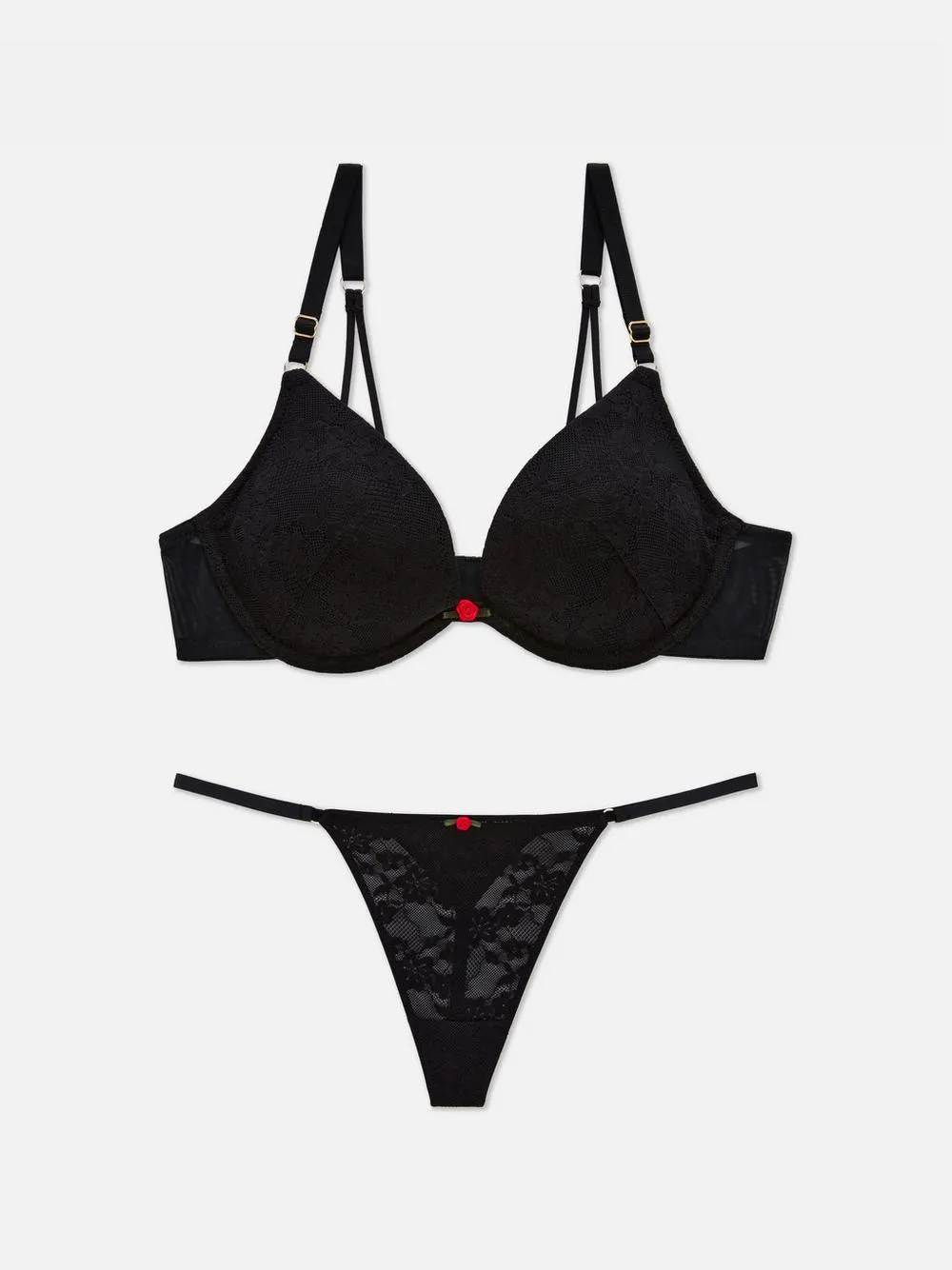 Lace Push-Up Lingerie Set