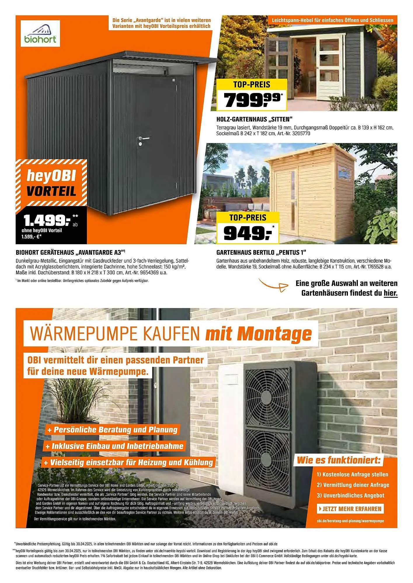 OBI Prospekt von 16. April bis 30. April 2025 - Prospekt seite 22