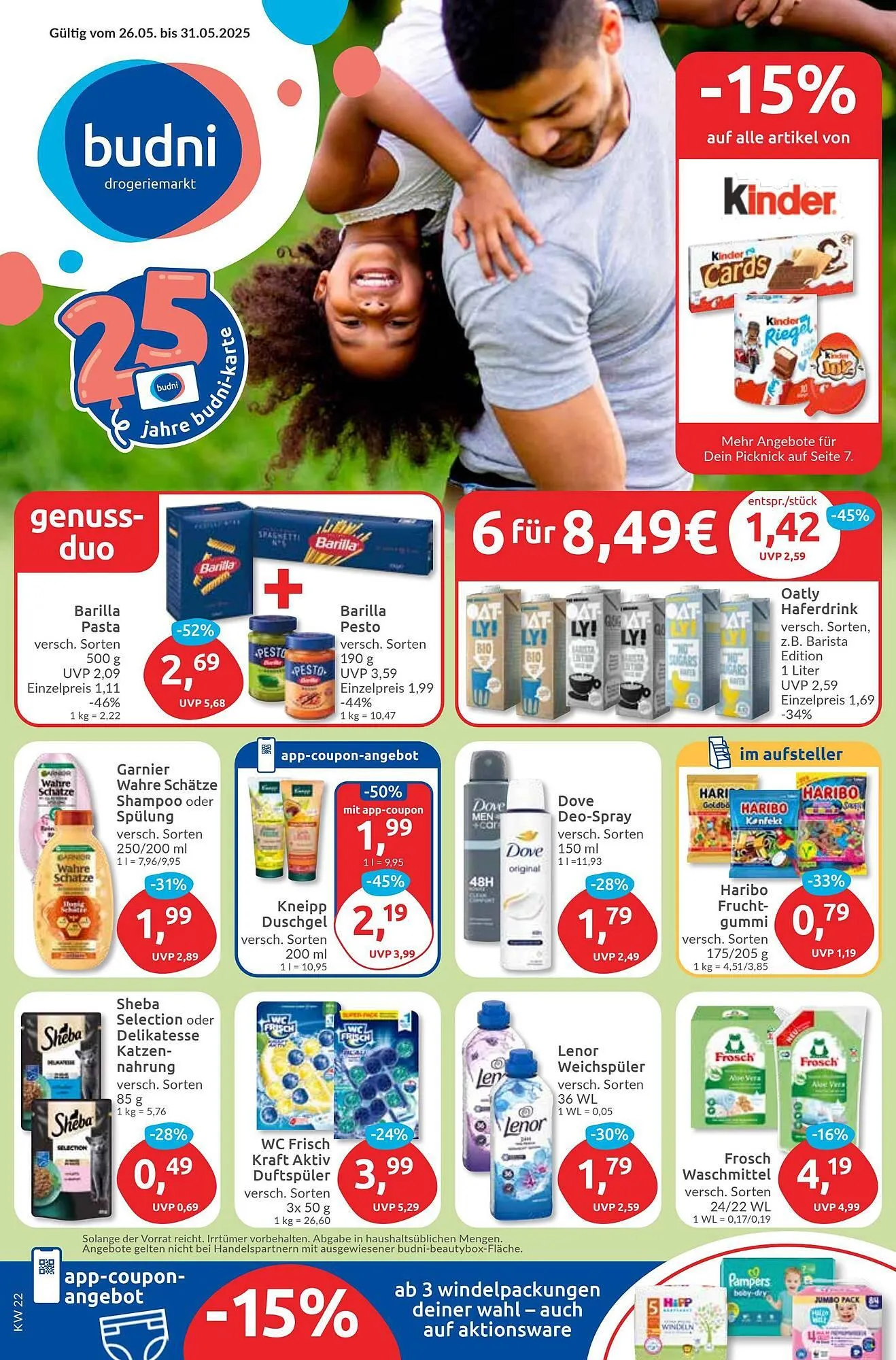 Budni Prospekt von 26. Mai bis 31. Mai 2025 - Prospekt seite 1