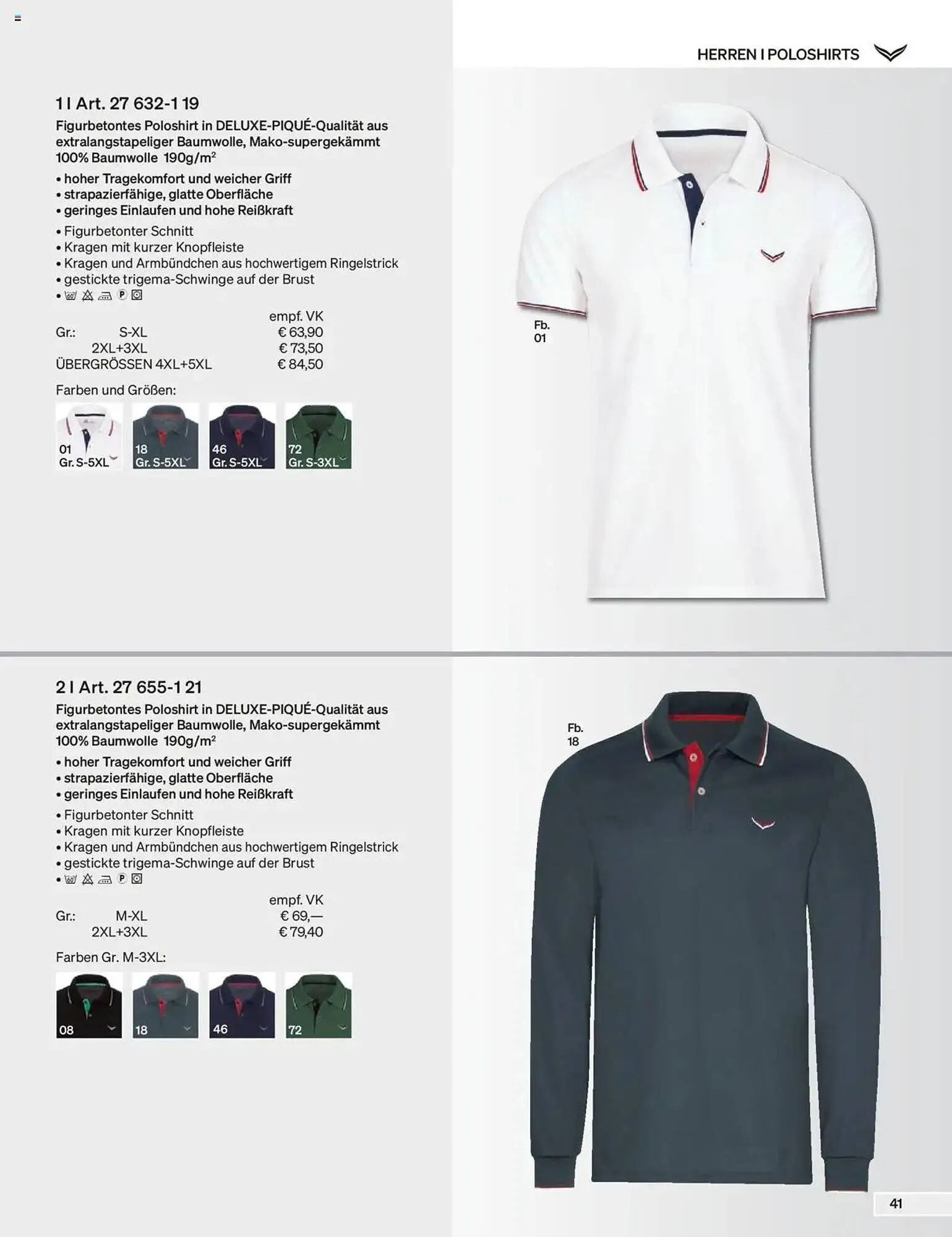 Trigema Prospekt von 17. Februar bis 17. August 2025 - Prospekt seite 41