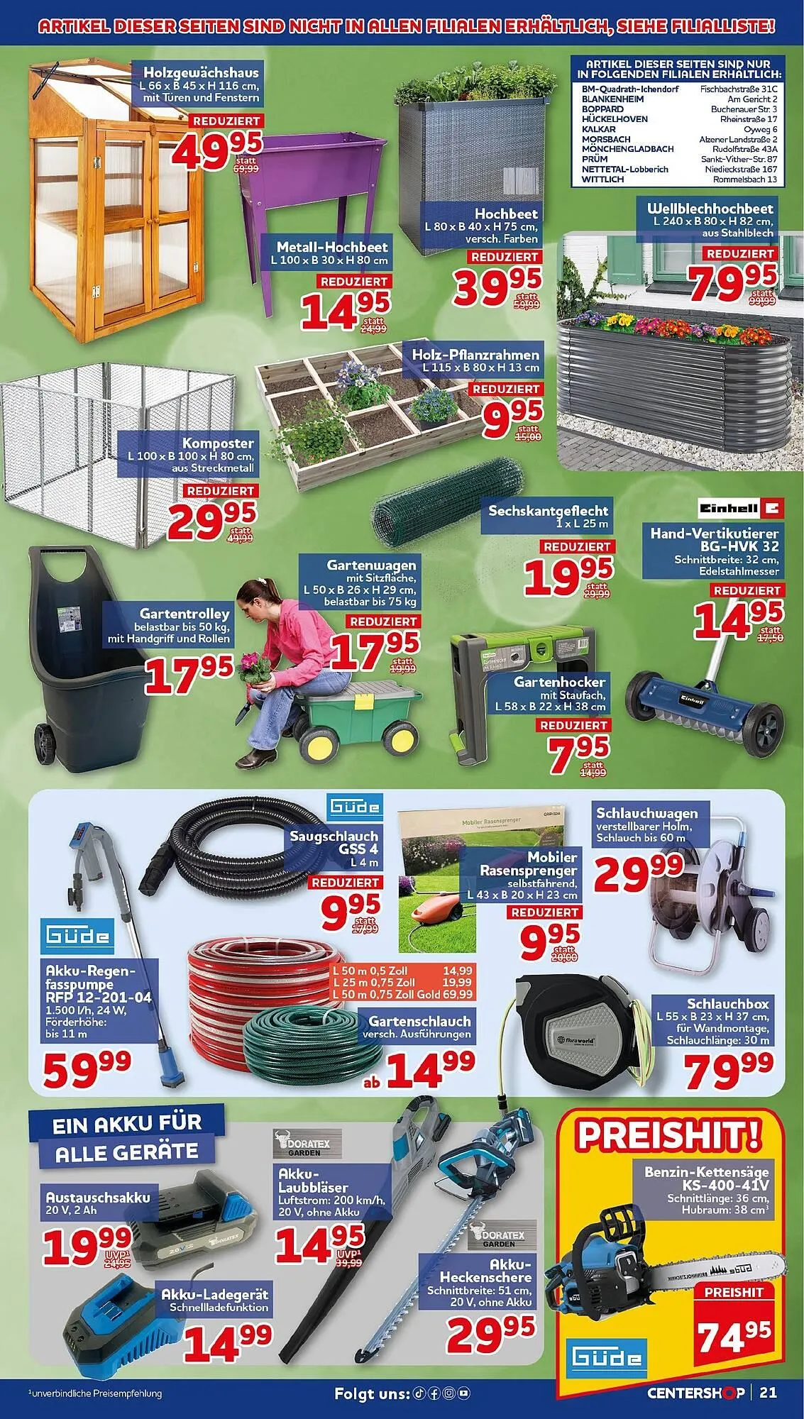 CENTERSHOP Prospekt von 4. Mai bis 9. Mai 2026 - Prospekt seite 21