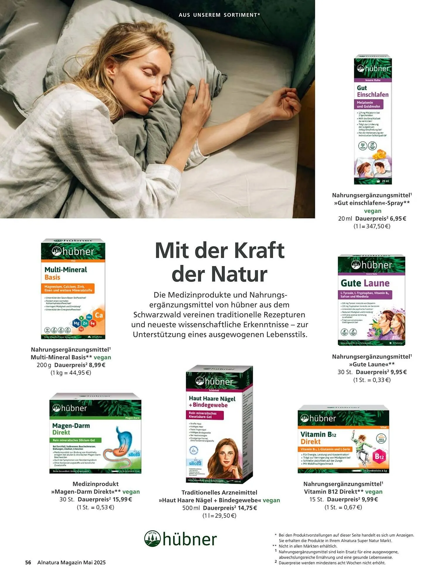 Alnatura Prospekt von 2. Mai bis 1. Juni 2025 - Prospekt seite 56