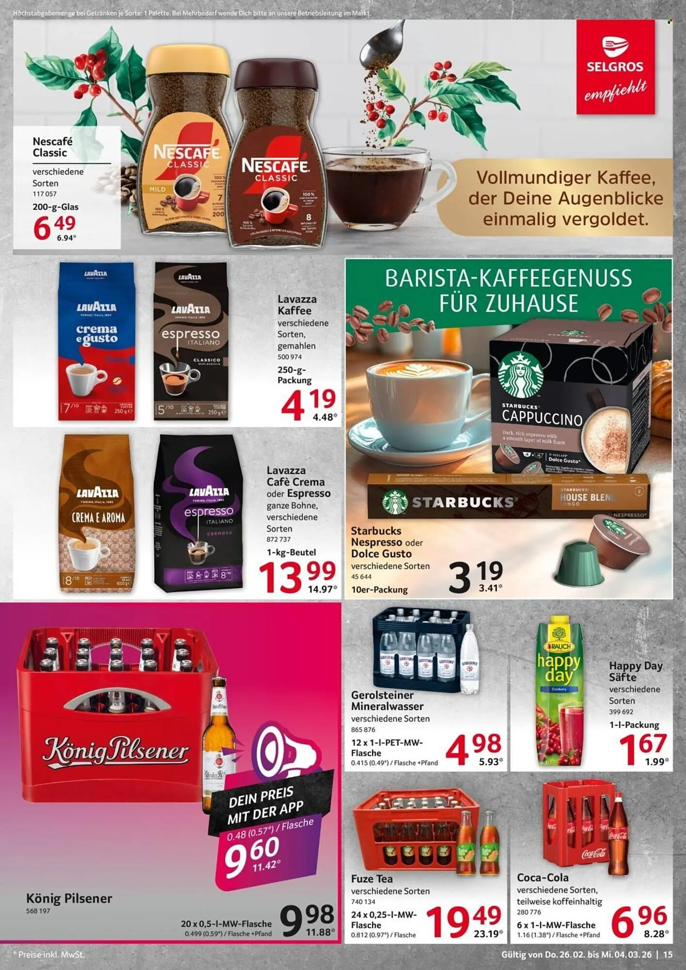 Selgros Prospekt von 26. Februar bis 4. März 2026 - Prospekt seite 15
