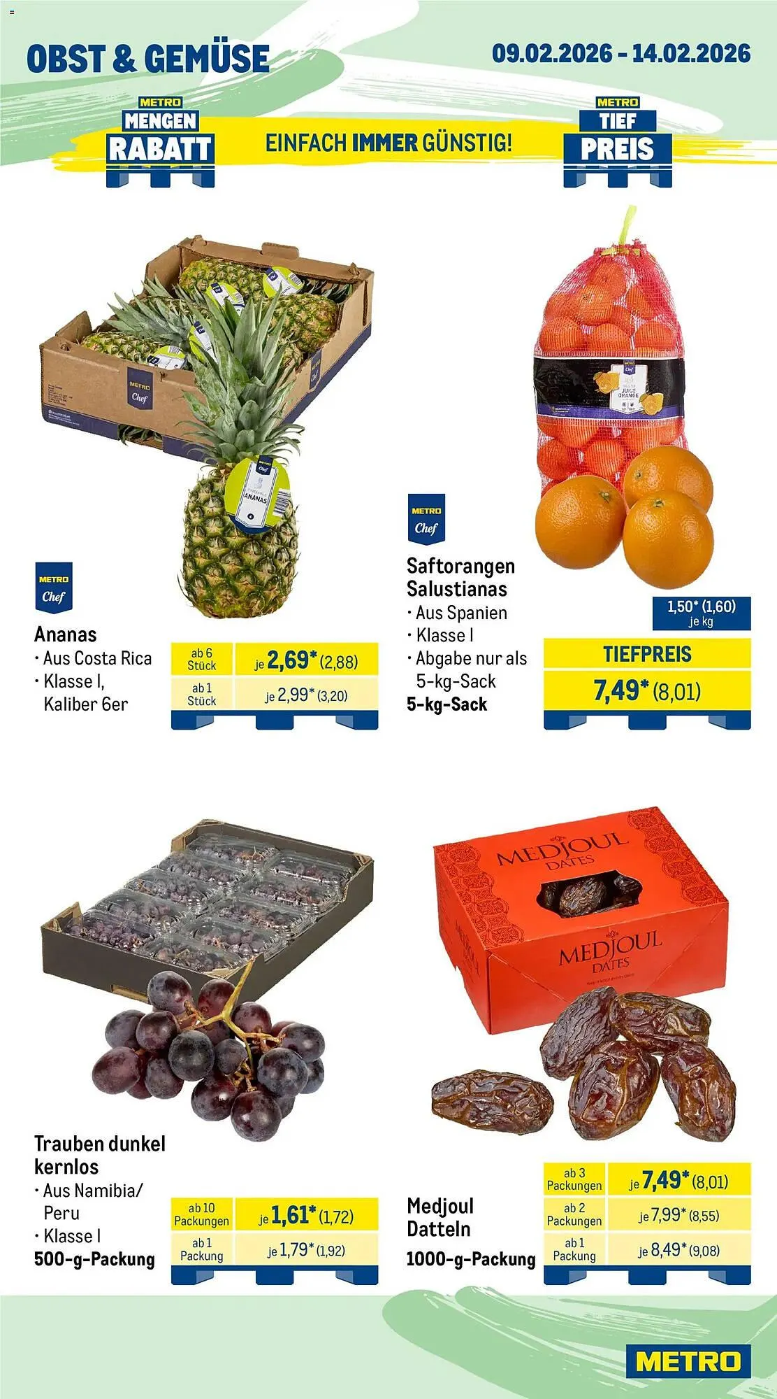 METRO Prospekt von 9. Februar bis 14. Februar 2026 - Prospekt seite 7