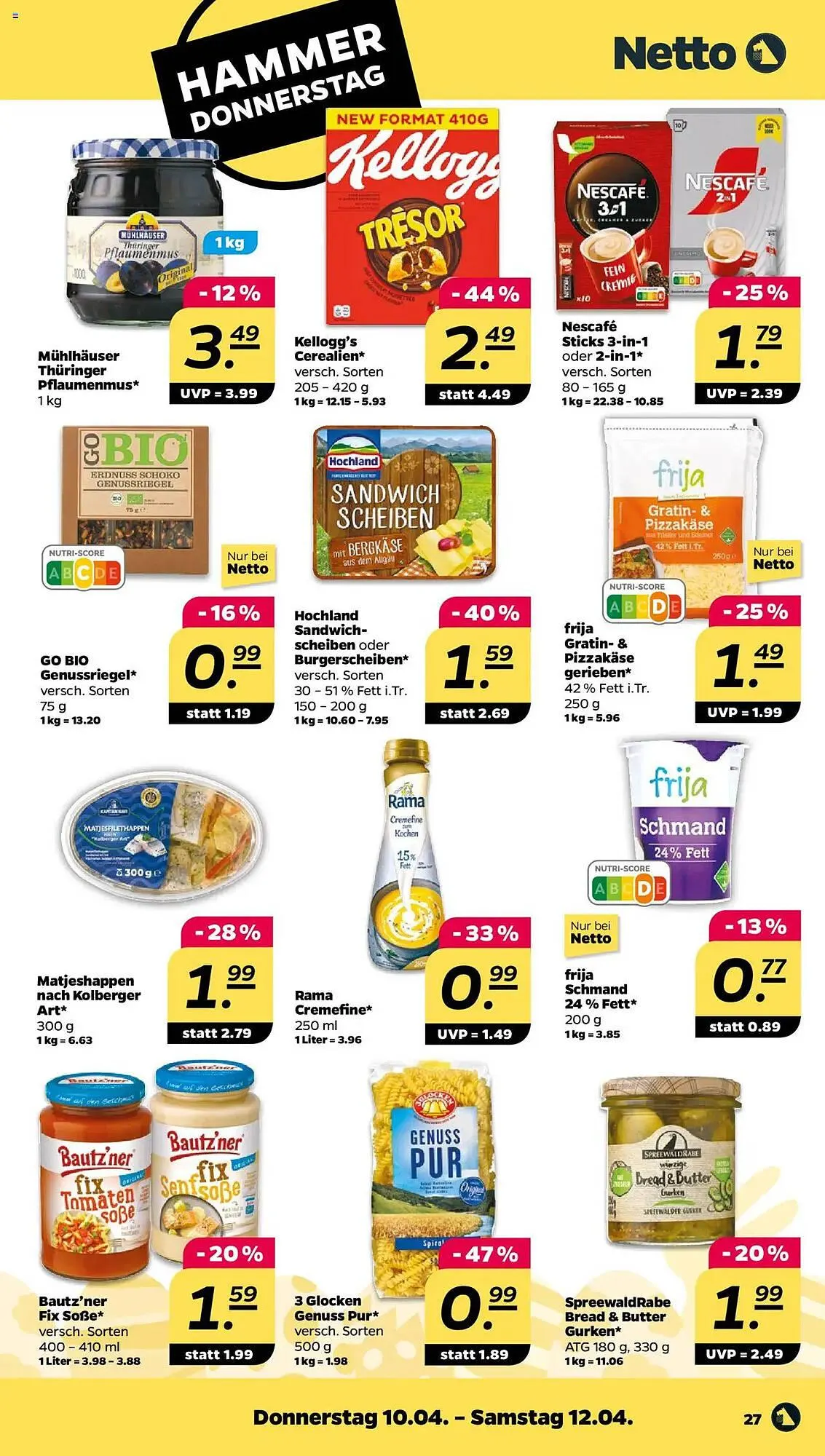 NETTO Prospekt von 7. April bis 12. April 2025 - Prospekt seite 27