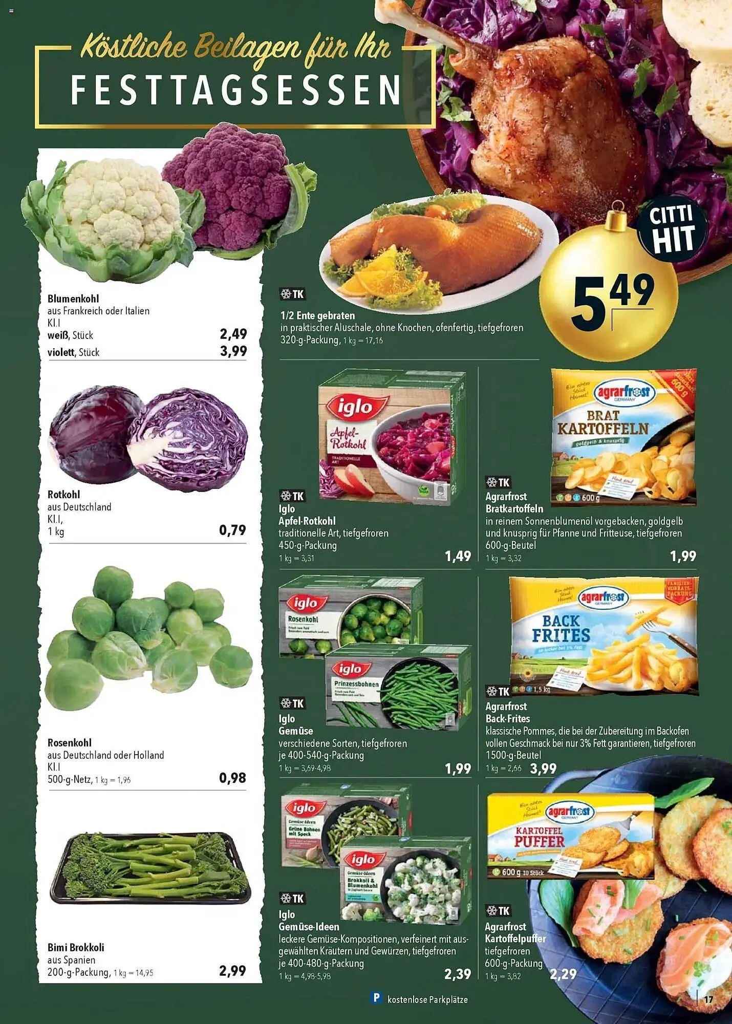 CITTI Markt Prospekt von 17. Dezember bis 24. Dezember 2025 - Prospekt seite 17