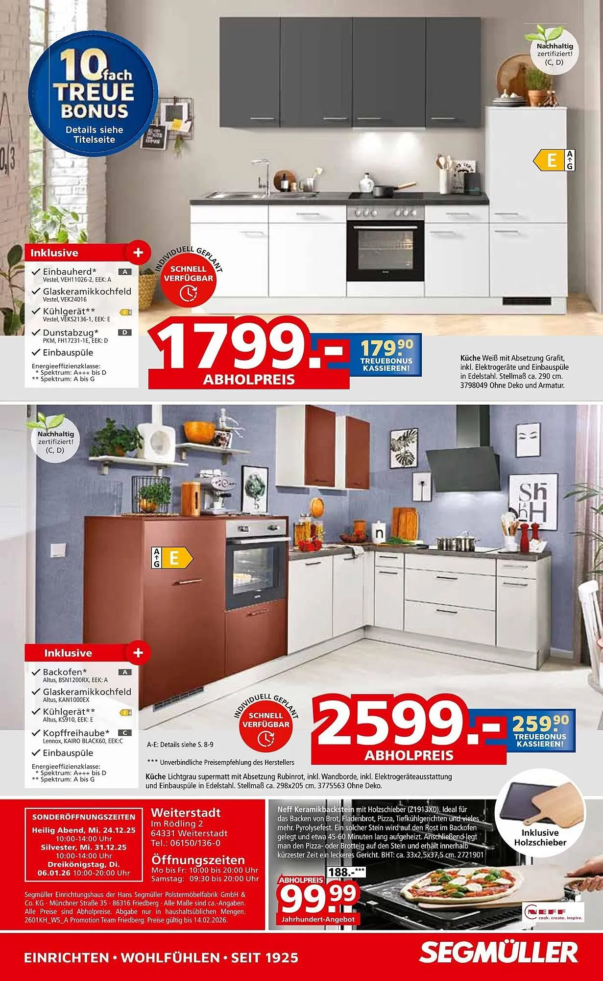 Segmüller Prospekt von 20. Dezember bis 14. Februar 2026 - Prospekt seite 34