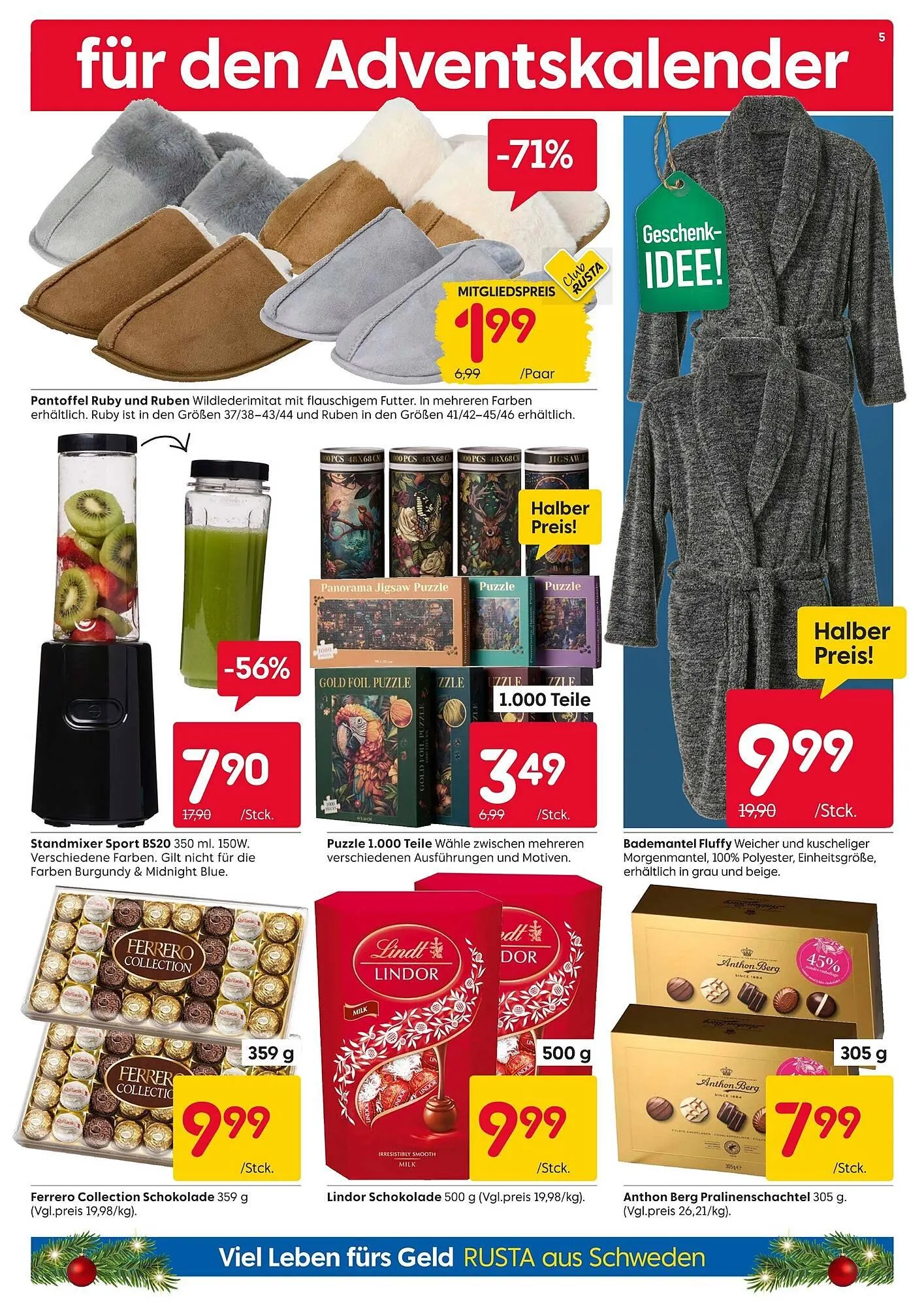 Rusta Prospekt von 13. Dezember bis 26. Dezember 2025 - Prospekt seite 5