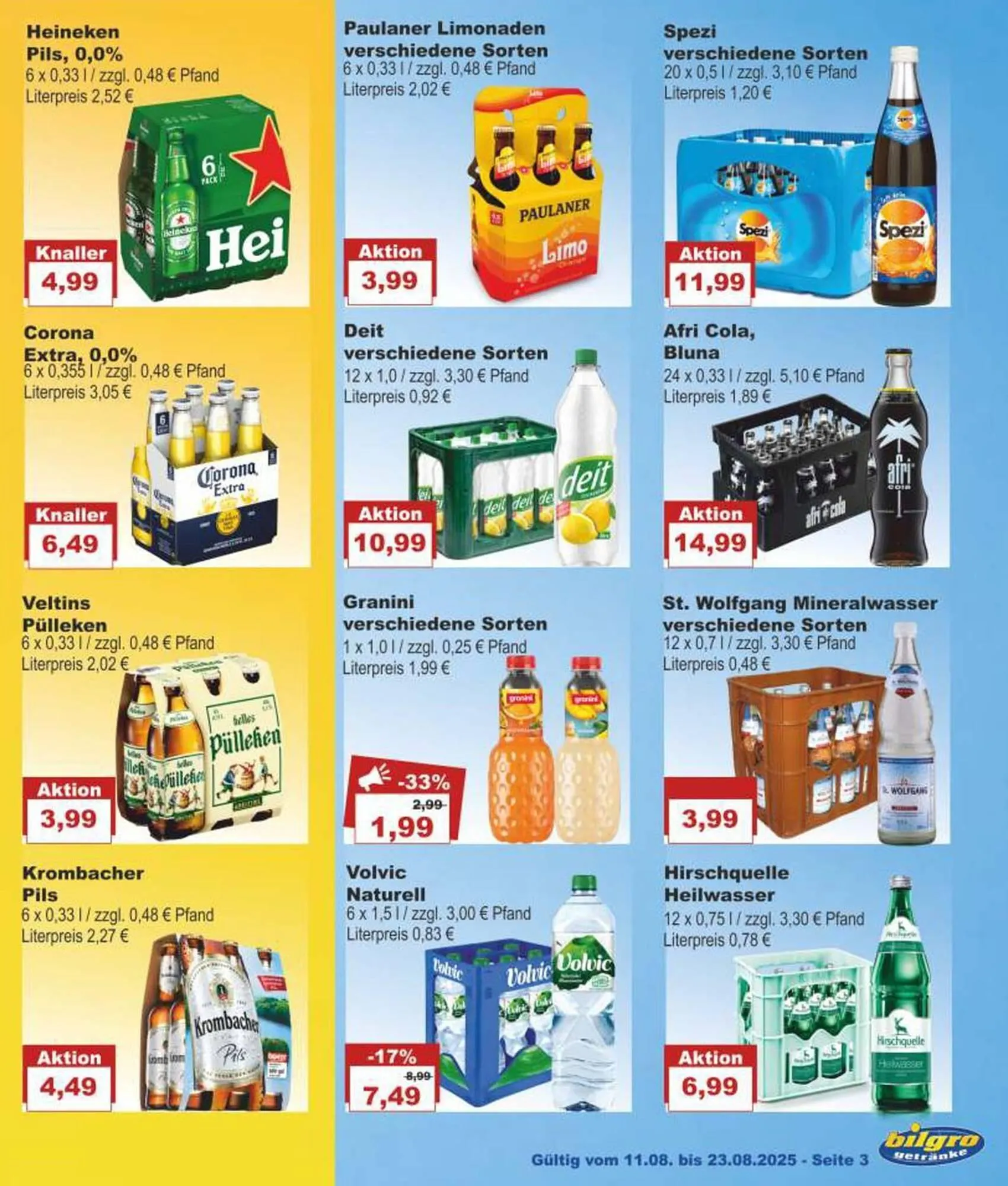 Bilgro Prospekt von 11. August bis 23. August 2025 - Prospekt seite 3