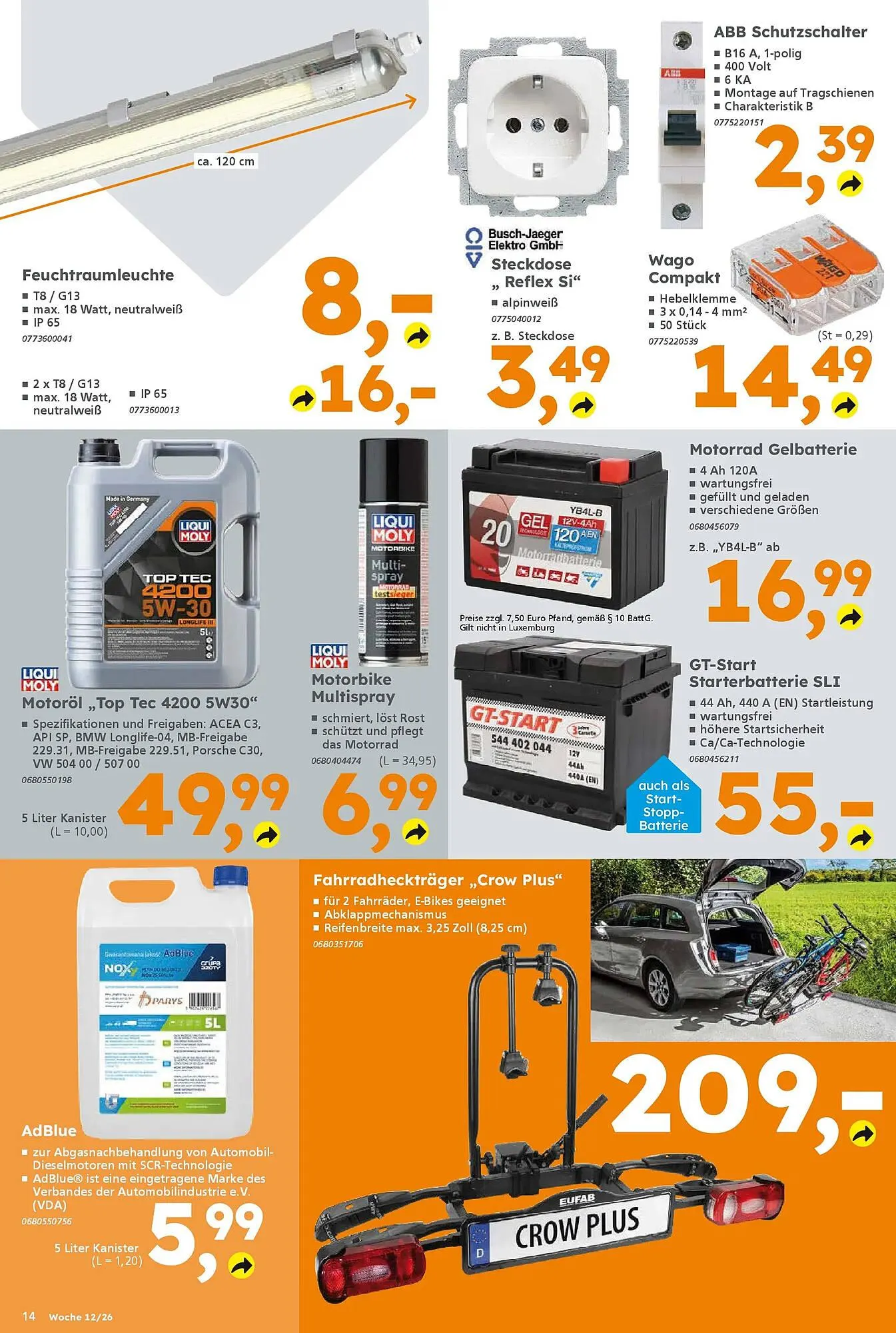 Globus Baumarkt Prospekt von 15. März bis 21. März 2026 - Prospekt seite 14