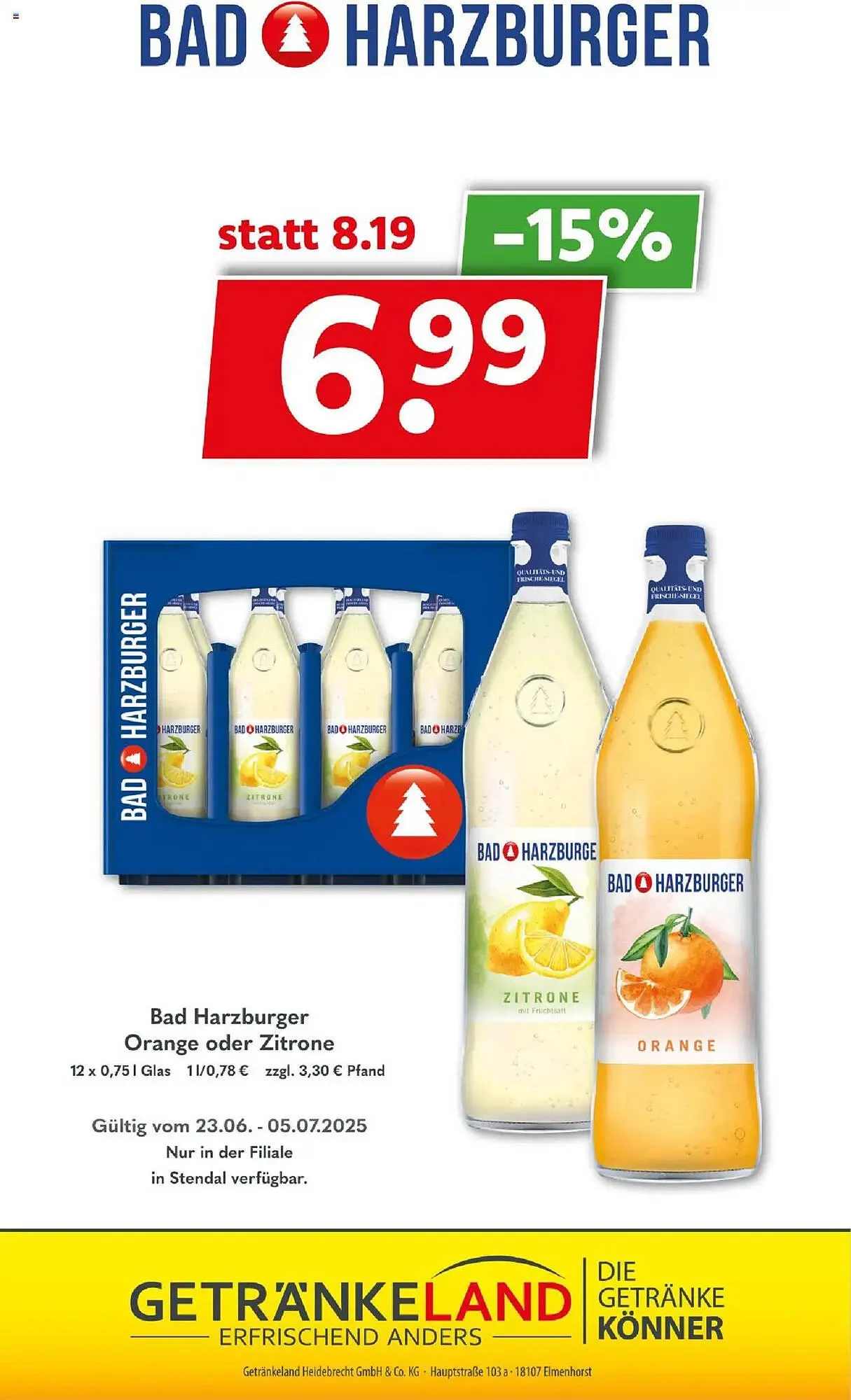 Getränkeland Prospekt von 23. Juni bis 5. Juli 2025 - Prospekt seite 14
