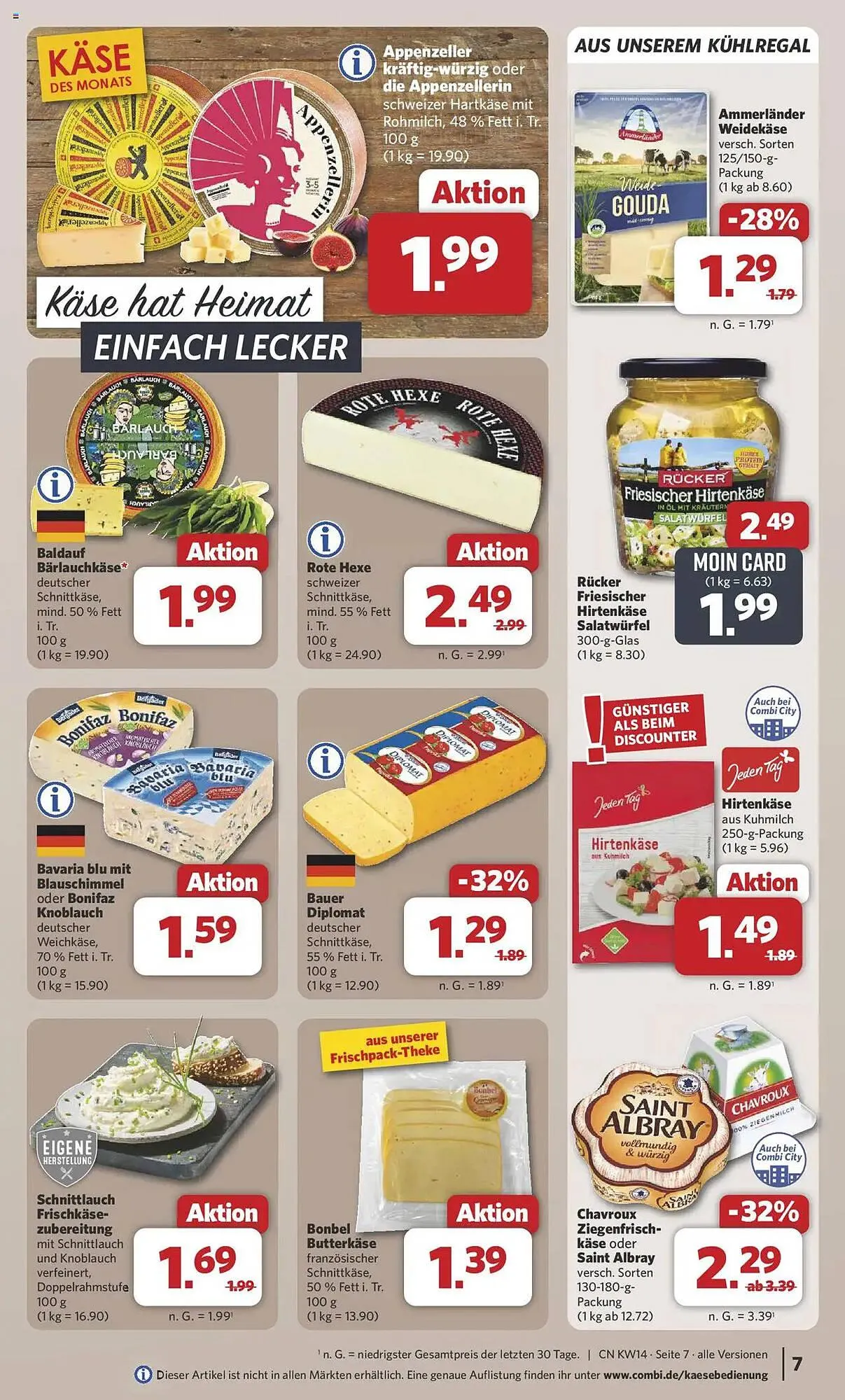 Combi Prospekt von 31. März bis 5. April 2025 - Prospekt seite 7