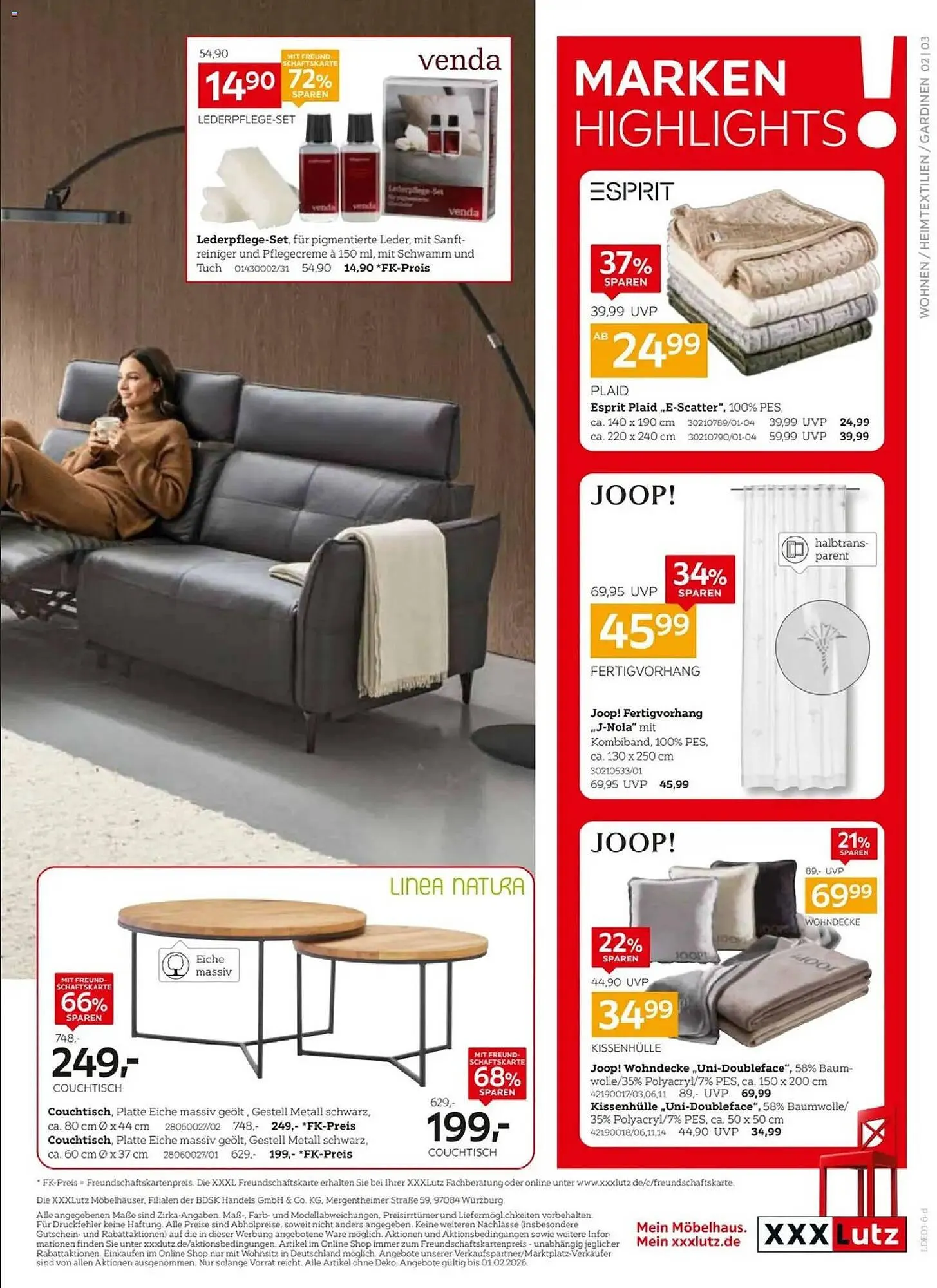 XXXLutz Prospekt von 18. Januar bis 1. Februar 2026 - Prospekt seite 3