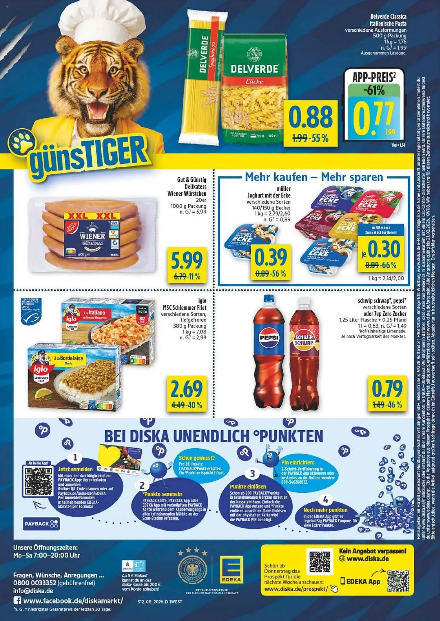 Diska Prospekt von 16. Februar bis 21. Februar 2026 - Prospekt seite 12