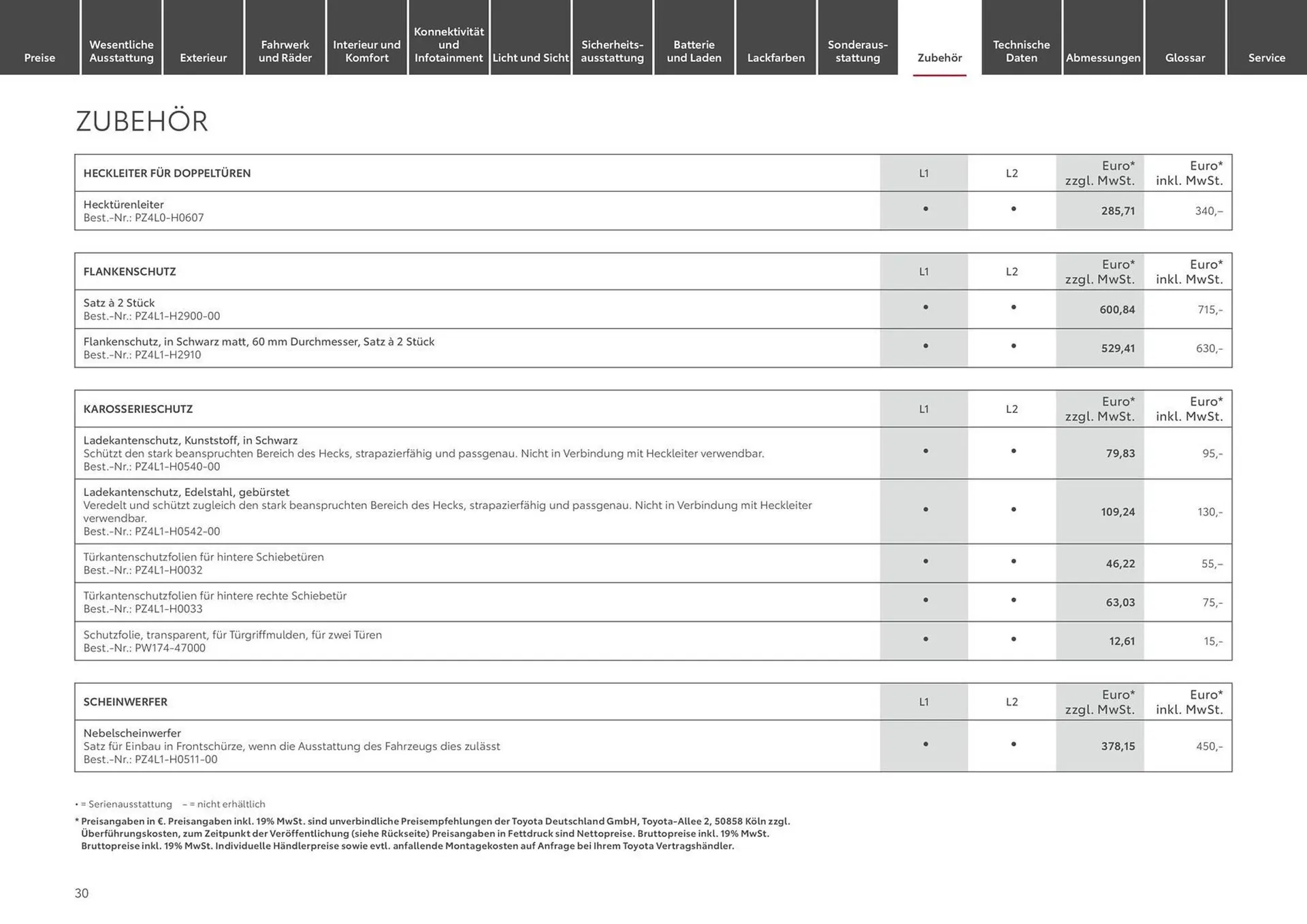 Toyota Prospekt von 15. Juni bis 15. Juni 2025 - Prospekt seite 30