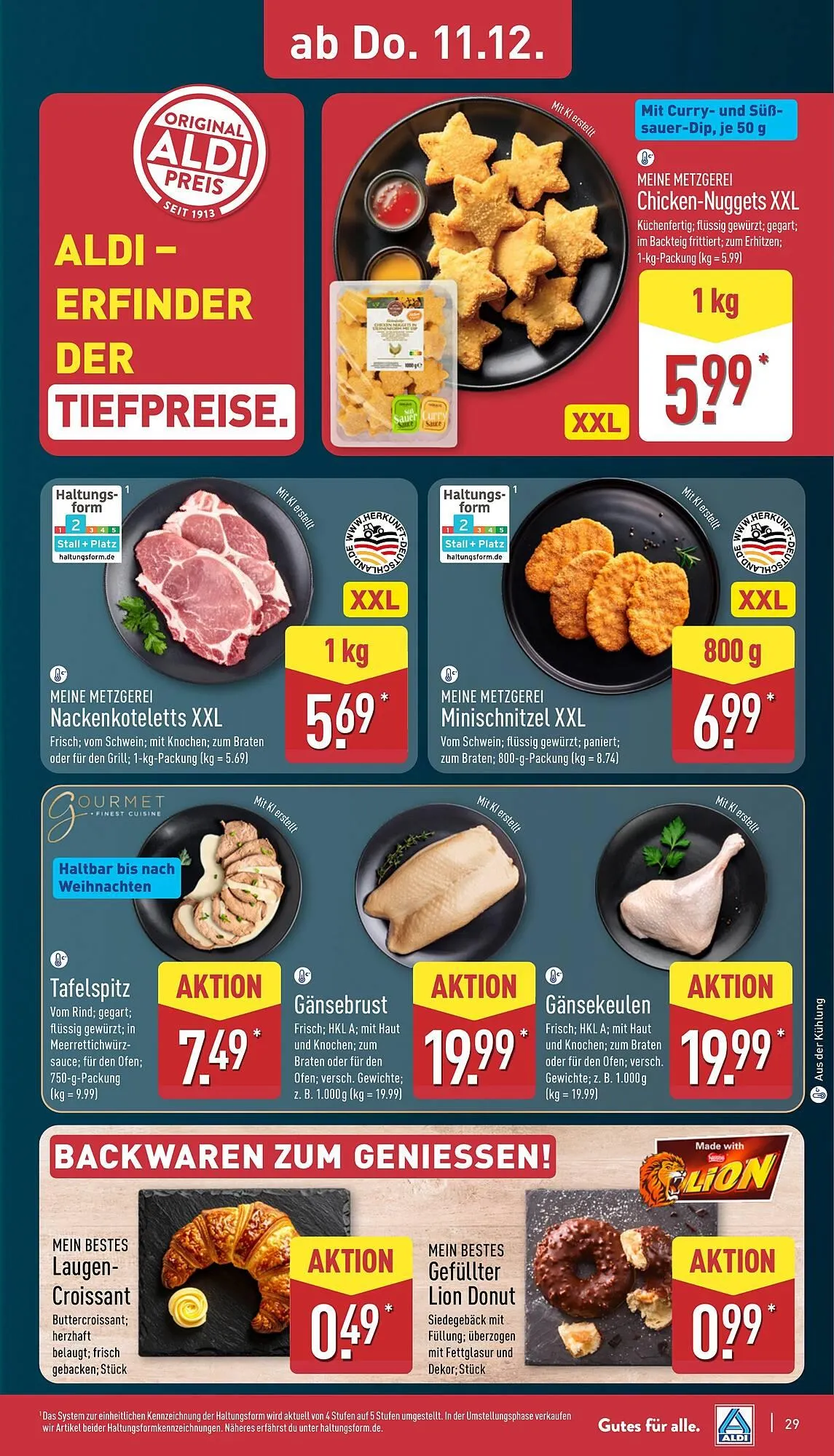 Aldi Nord Prospekt von 8. Dezember bis 13. Dezember 2025 - Prospekt seite 29