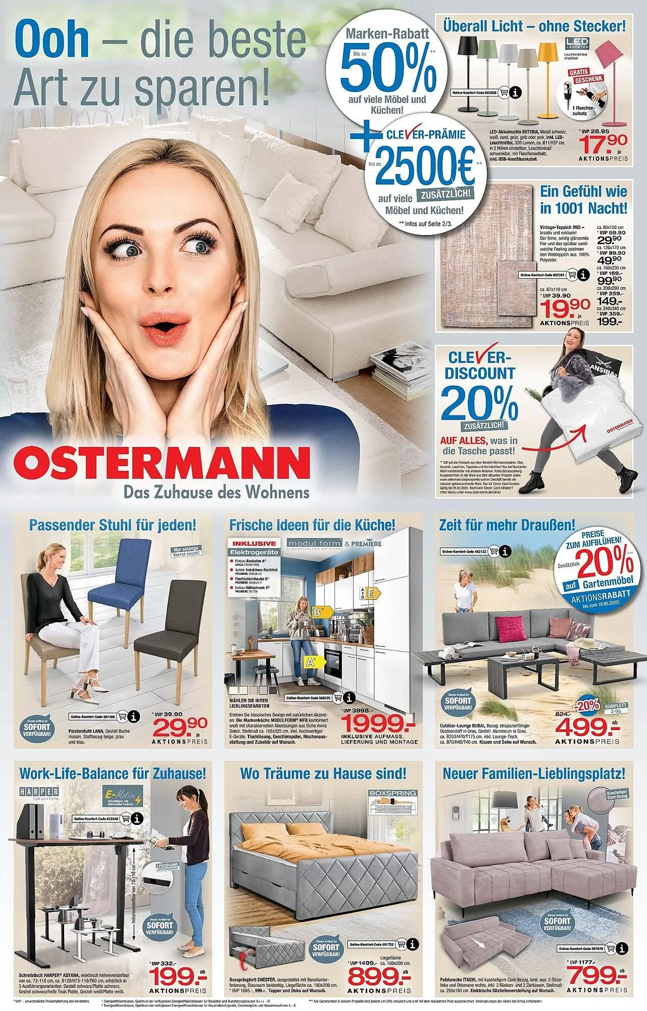 Ostermann Prospekt von 26. April bis 16. Mai 2025 - Prospekt seite 1
