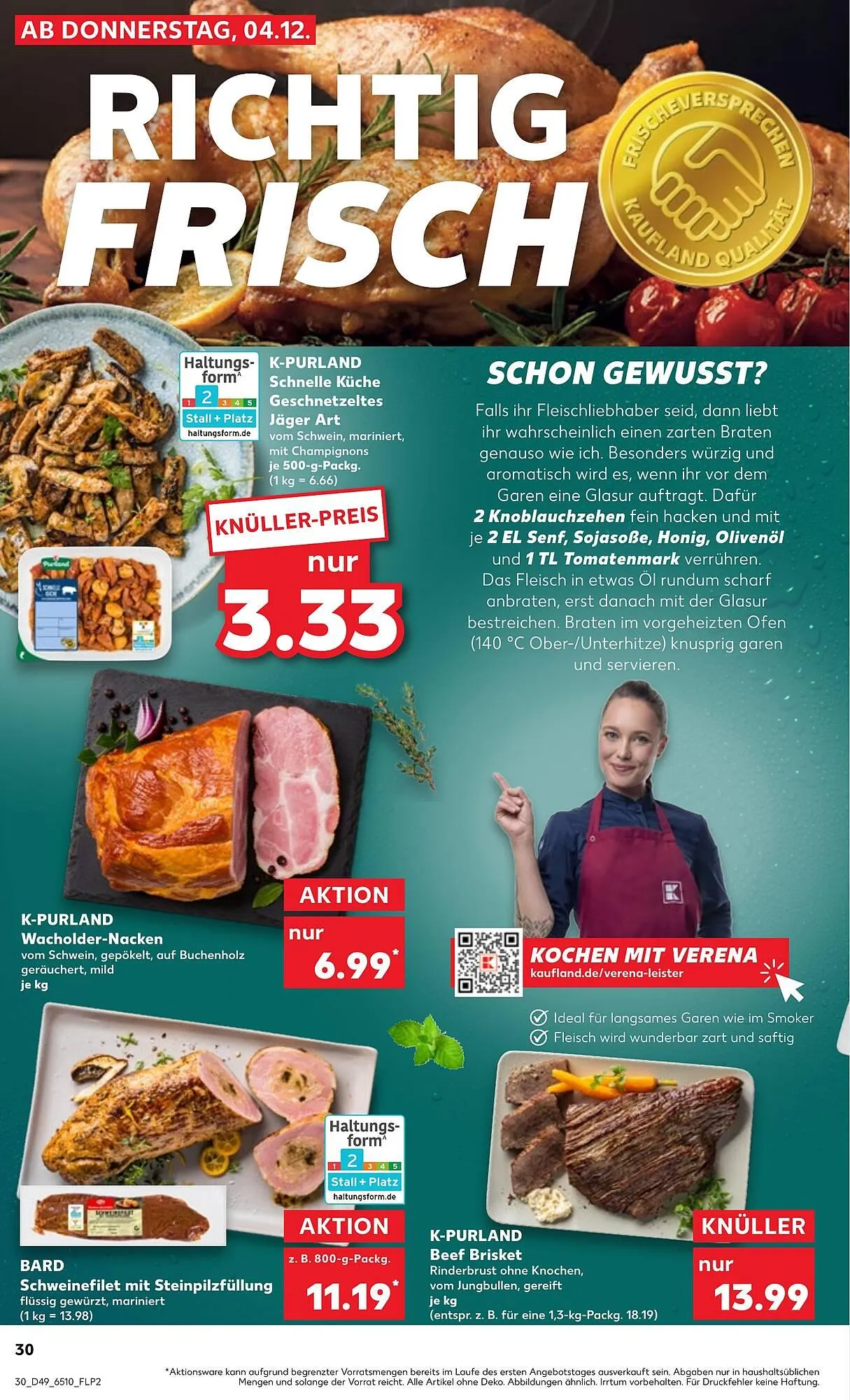 Kaufland Prospekt von 4. Dezember bis 10. Dezember 2025 - Prospekt seite 30