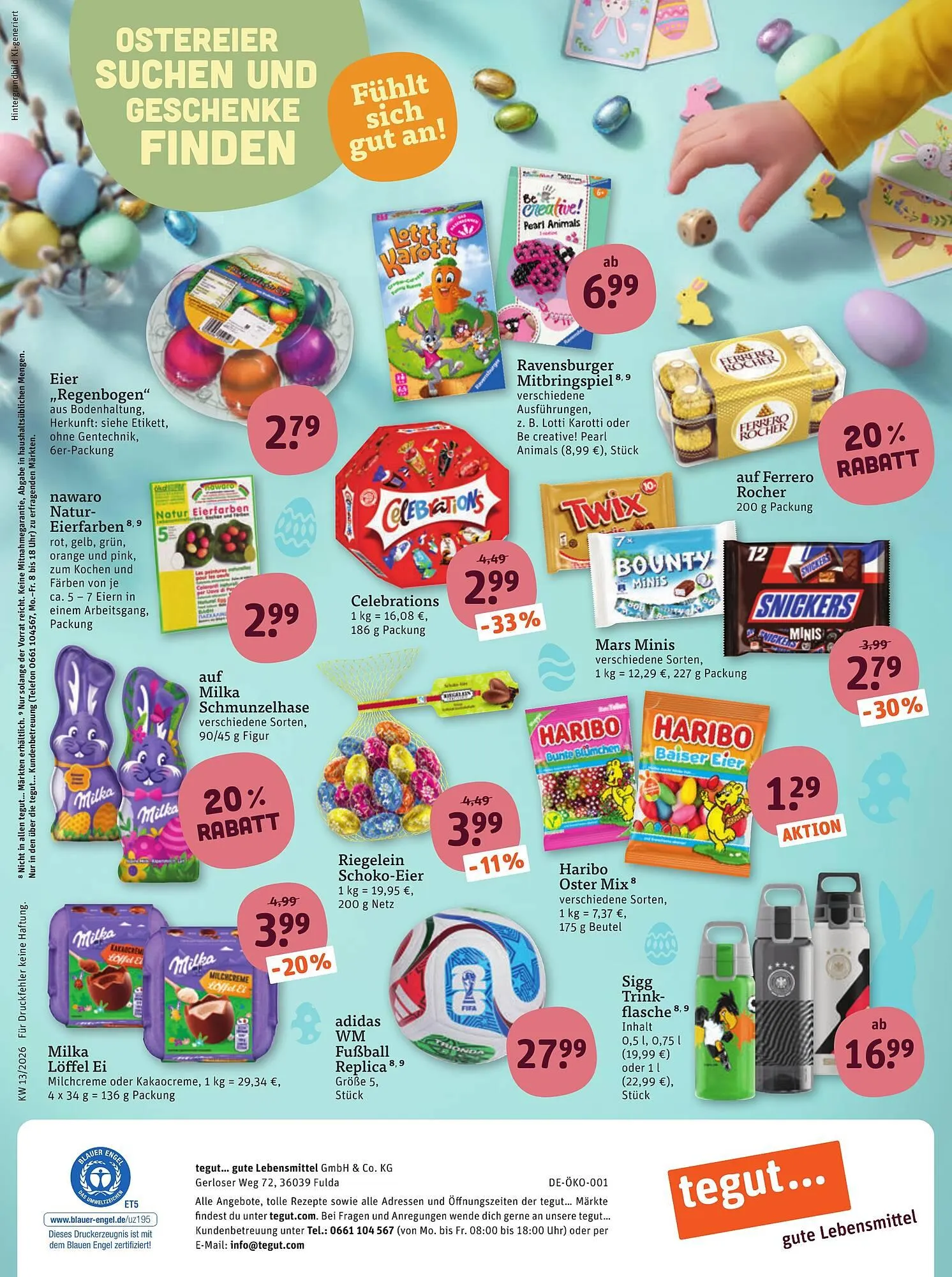 Tegut Prospekt von 27. März bis 28. März 2026 - Prospekt seite 23